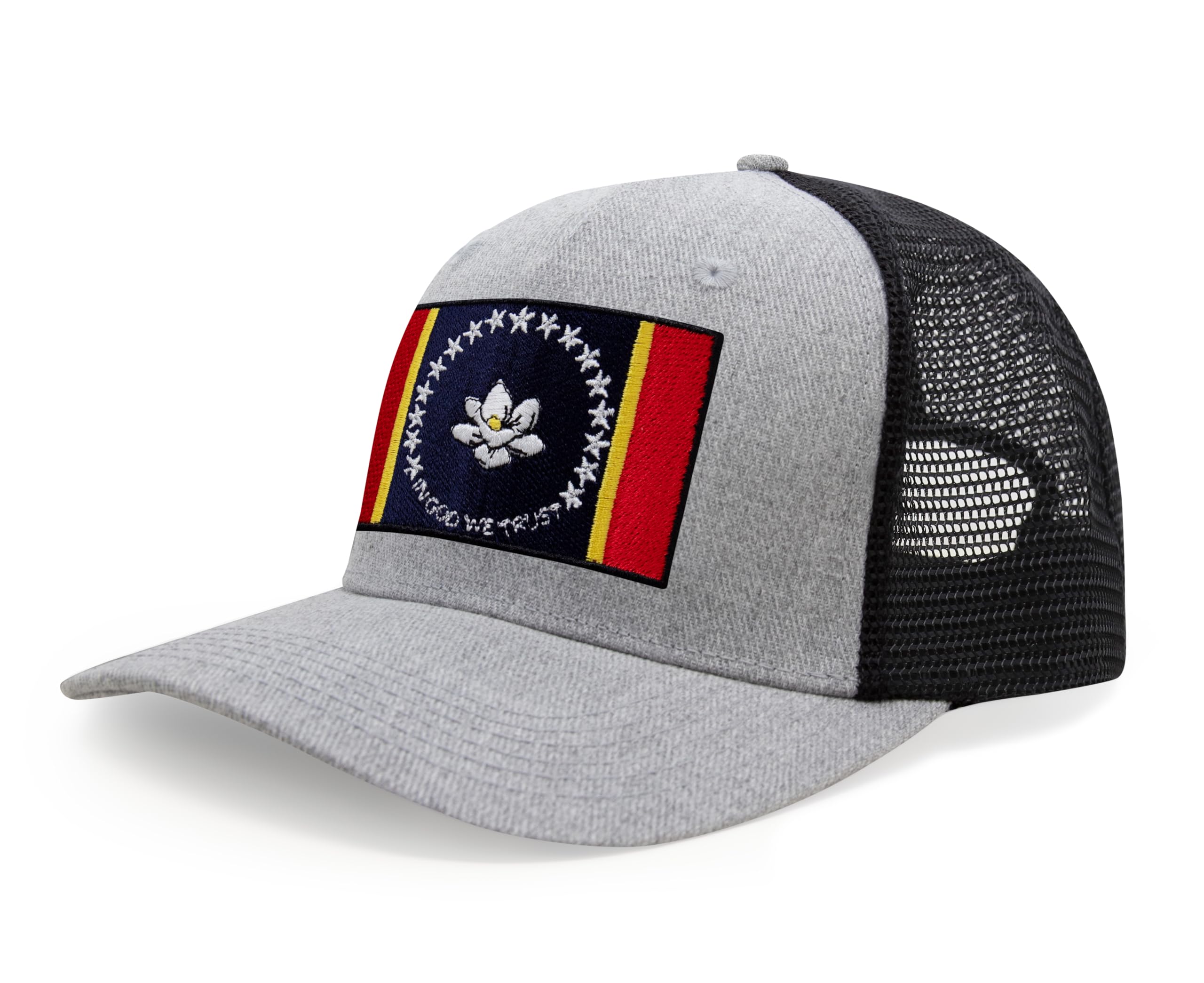International Tie State Hat for Men and Women, Adjustable Snapback Trucker Baseball Cap with Embroidered Patch