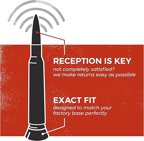 Miniatura 5 de Bullet – Estilo Stubby antena para Dodge Ram camiones 1994 – 2017