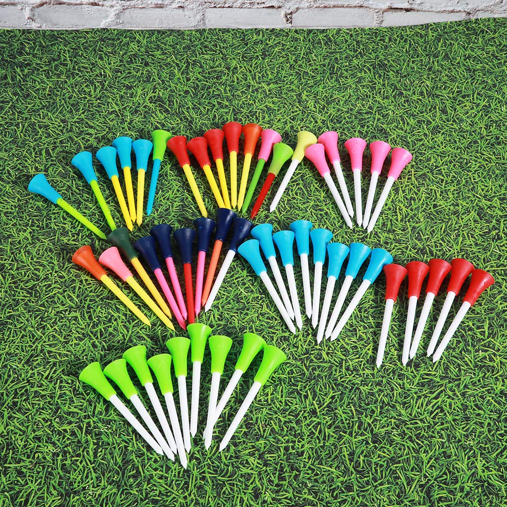 Amazon | ゴルフティー、50個 83mm カラフルなソフトシリコン 耐久性の Amazon | ゴルフティー、50個 83mm カラフルなソフトシリコン 耐久性の