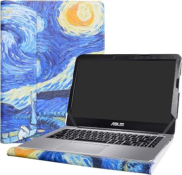 Protective Case Cover for ASUS VivoBook 14 E403NA E403SA E402SA E402WA F402BA/EeeBook L402SA L402WA 14" Series LaptopWarningNot fit VivoBook F441 X442UN X441/ASUS E406SA,Starry Night