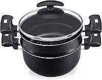 Cozivapor 18 com Tp. Vidro Alumínio Fortaleza Preto