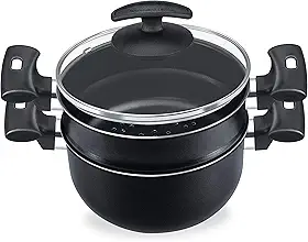 Cozivapor 18 com Tp. Vidro Alumínio Fortaleza Preto