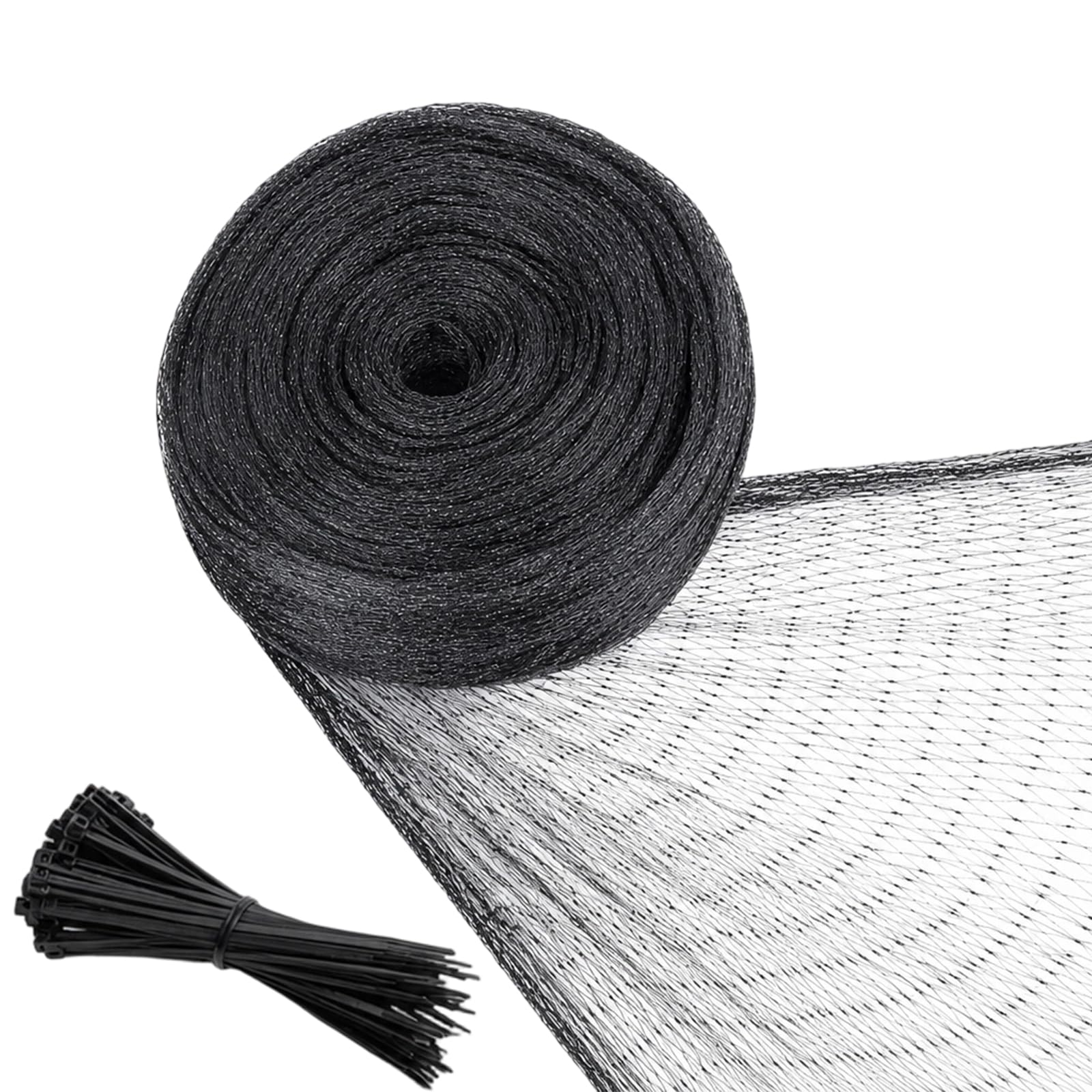 4 x 6 Metre Net with 20 Cable Ties,garden netting for veg patch fine mesh andnetting for vegetable patch, Garden Netting for Vegetable Patch and Bird Protection