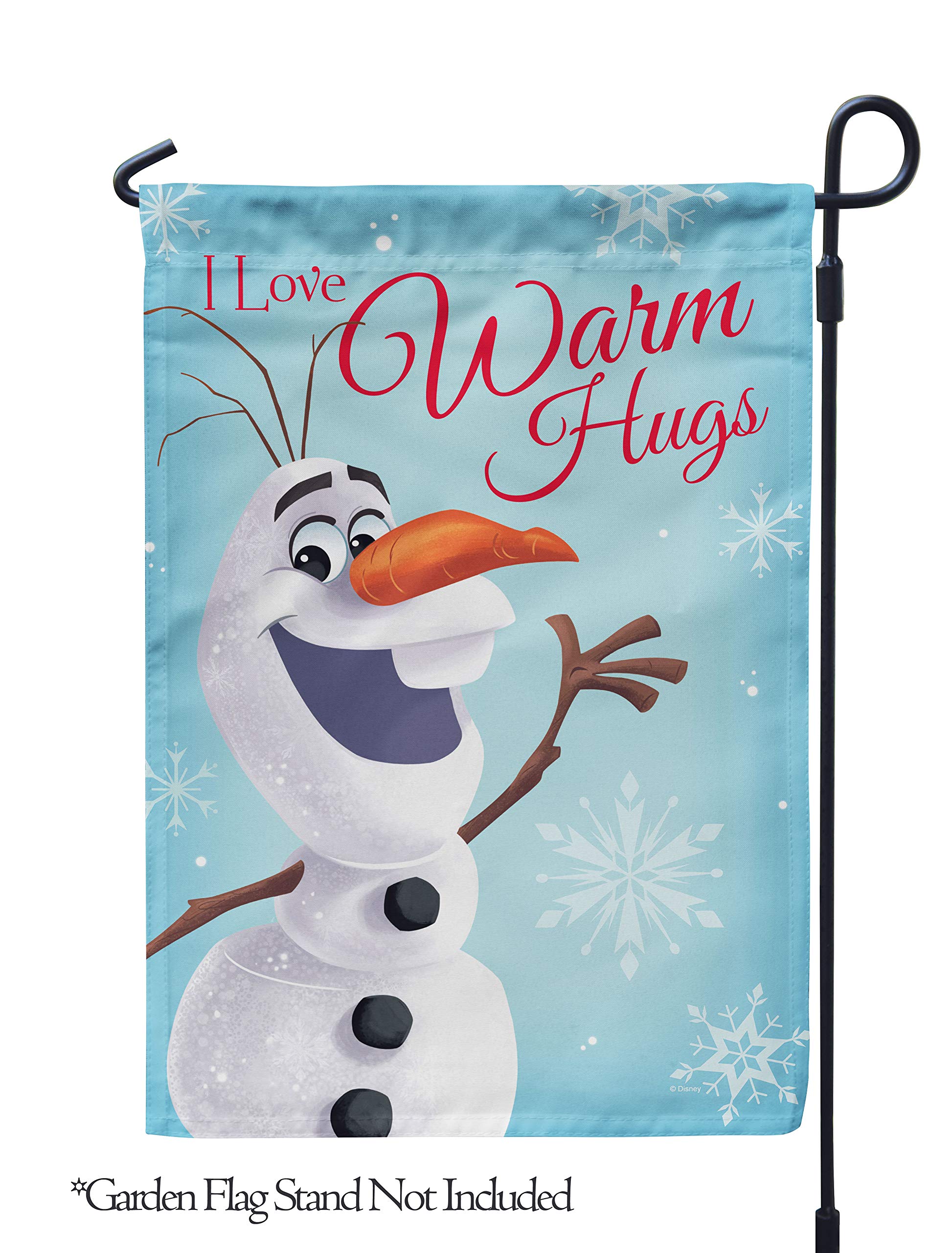Amazon.com : Flagology.com, Disney Olaf Love Warm Hugs – Garden