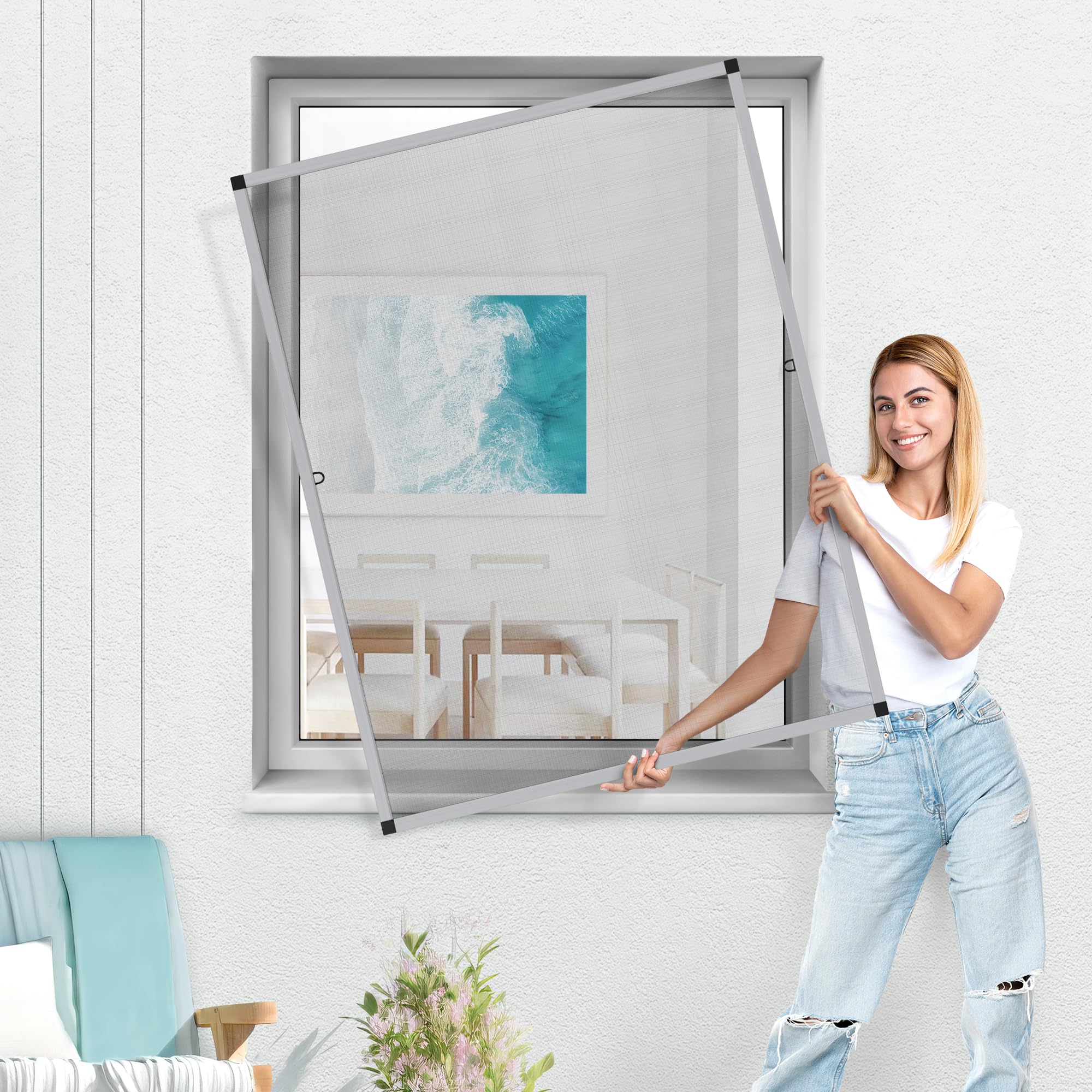 Fliegengitter Fenster Ohne Bohren Und Kleben