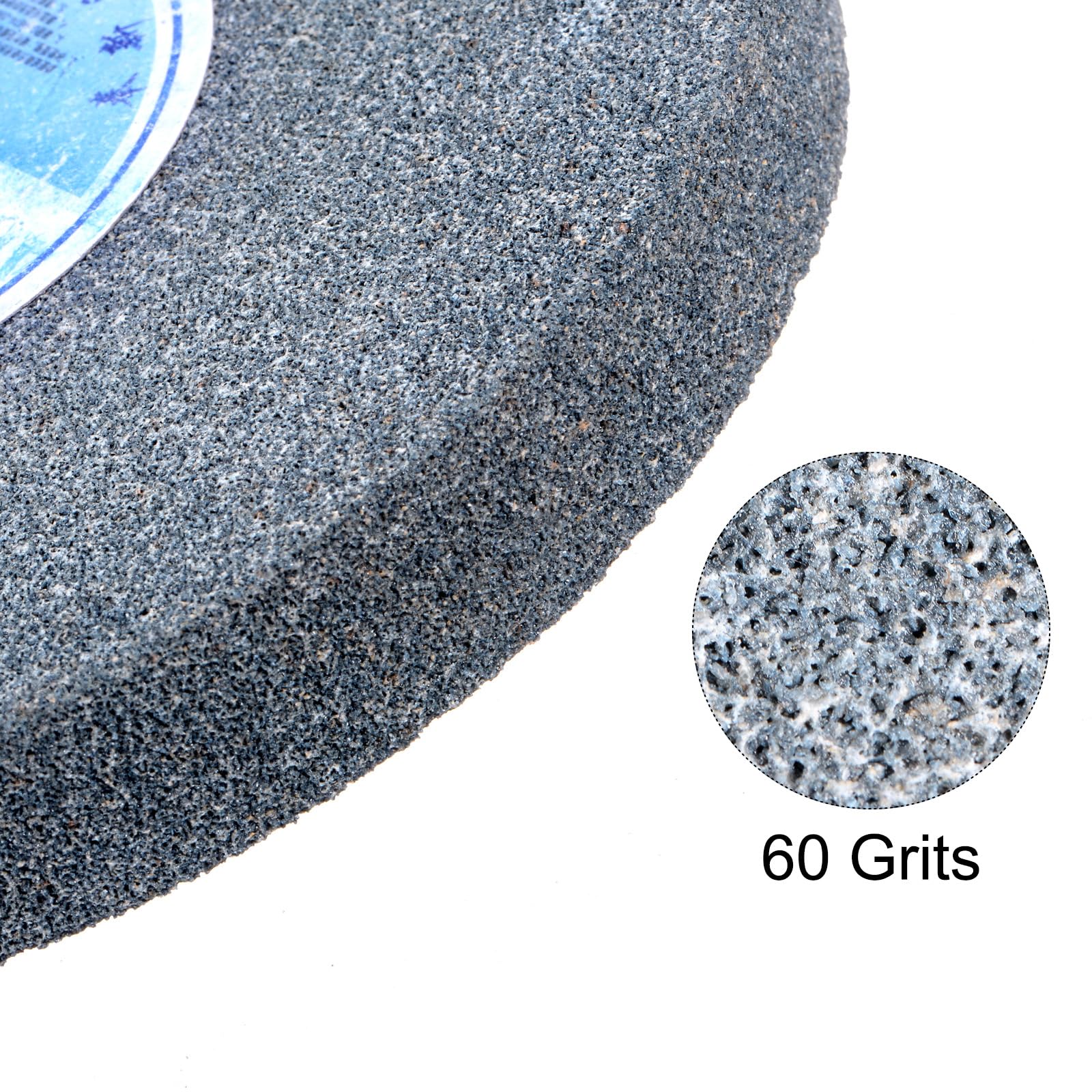 QUARKZMAN Schleifbockscheibe 150 x 12.7 x 20 mm, 60 Körnungen Braune Korund-Bank-Schleifscheiben für Kohlenstoffstahl, legierten Stahl