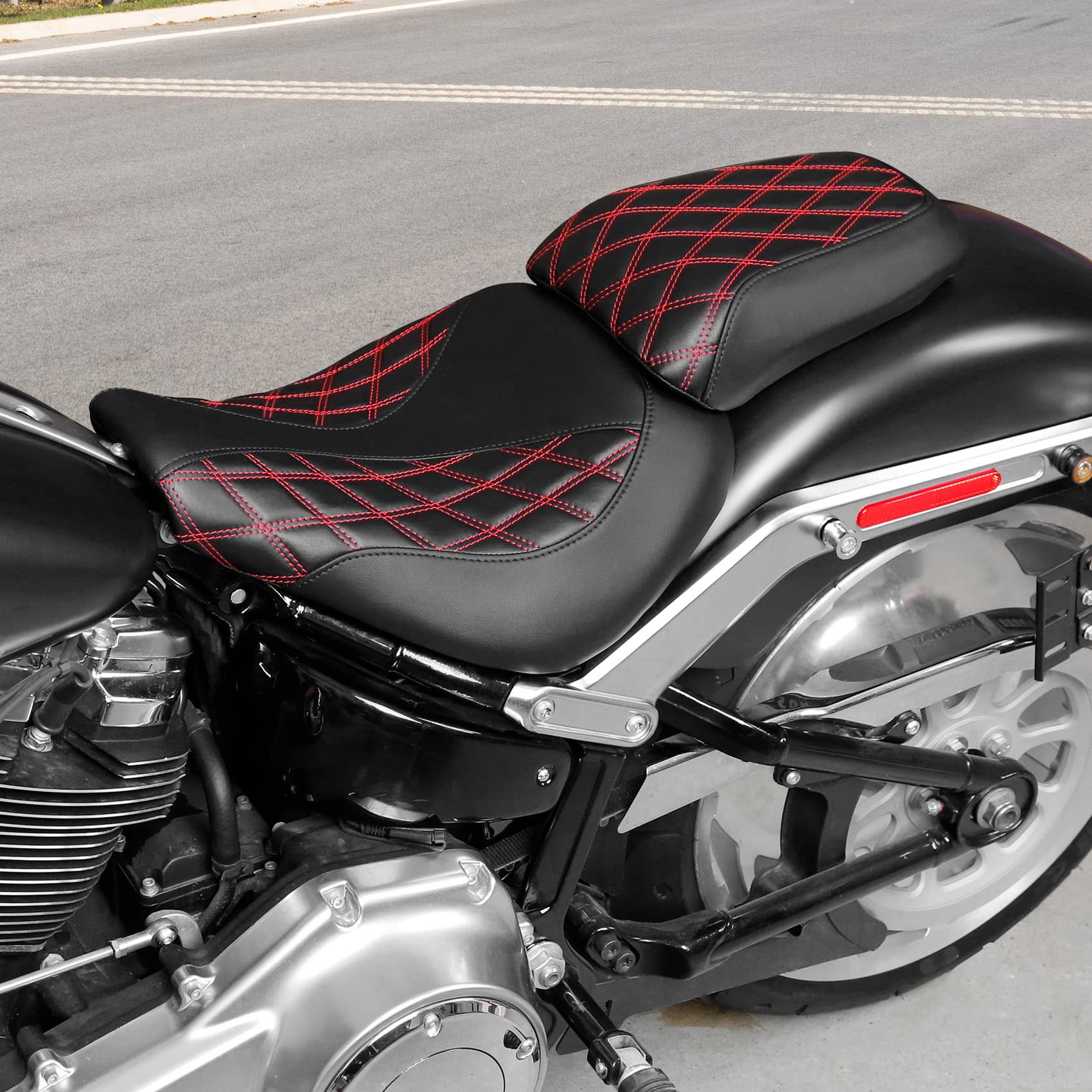 Amazon.com: Green-L 2 Up Driver&Passenger Seat Set Fit for Harley