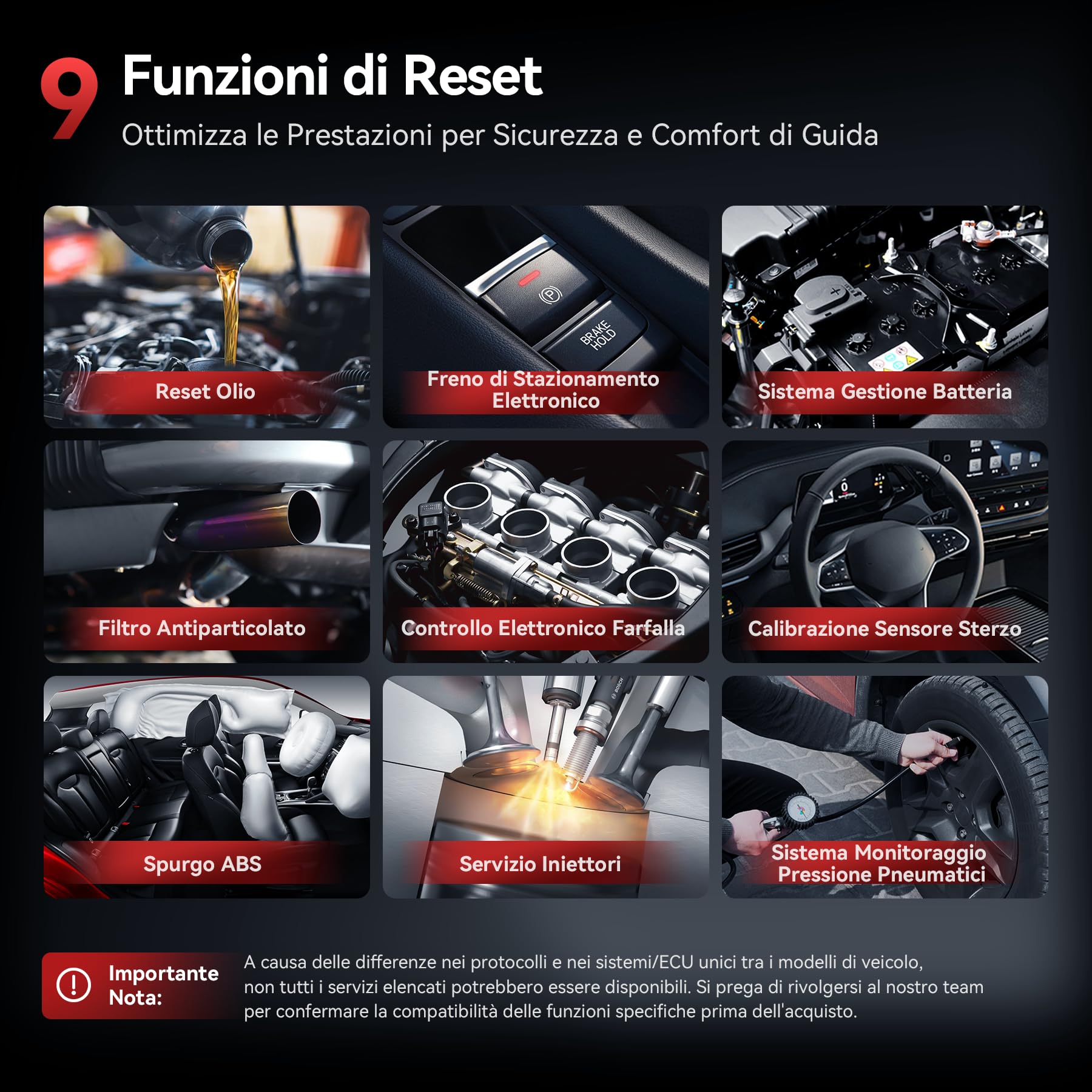 iCarsoft MB V2.0 OBD2 Auto Diagnostica per Ben.z/Sprinter/Smart, Diagnosi Auto in Italiano per Tutti i Sistemi, 9 Funzioni di Ripristino, Olio/EPB/BMS/ETC/SAS/INJ/TPMS/DP-F/ABS, Aggiornamento a Vita