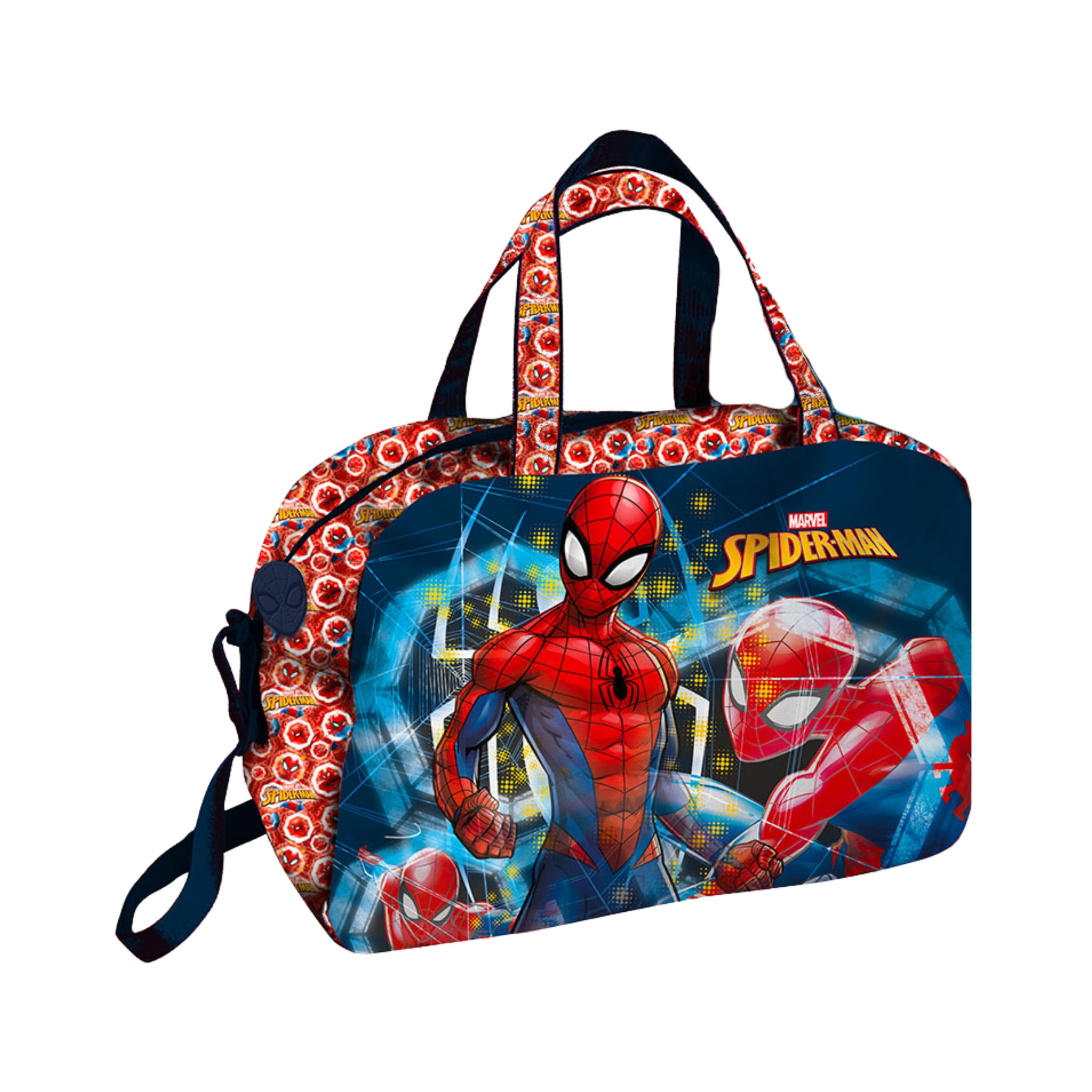 Marvel Spiderman Sac de Sport pour Garçons, Sac à Bandoulière Réglable de Gym, Cadeau pour Enfants