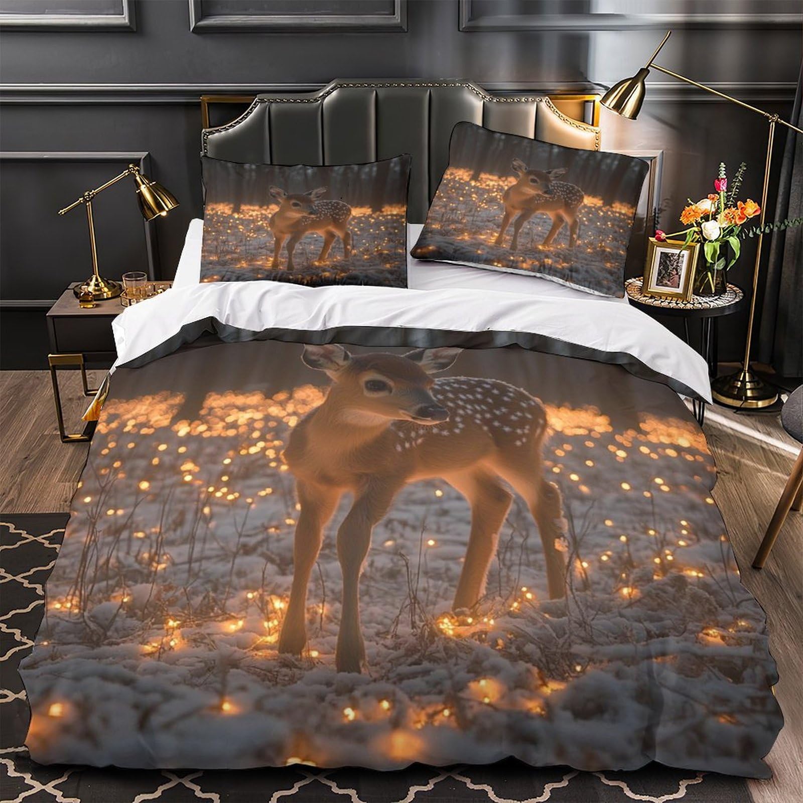 Housse de couette microfibre faons 3D : finis les draps rêches qui se décolorent
