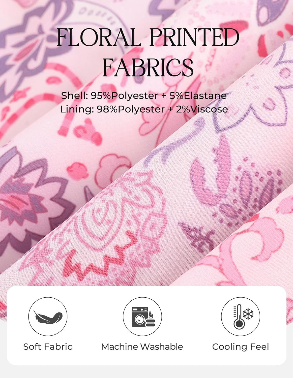 GRACE KARIN 2026 Boho Tops for Women Dressy Casual,Ruffle Sleeve Chiffon Blouses Work Shirts,V Neck Summer Fashion Clothes - Image 5