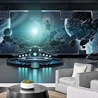 Vista 38 de wall26 - Papel mural autoadhesivo para pared (tamaño grande), diseño de impresión del futuro