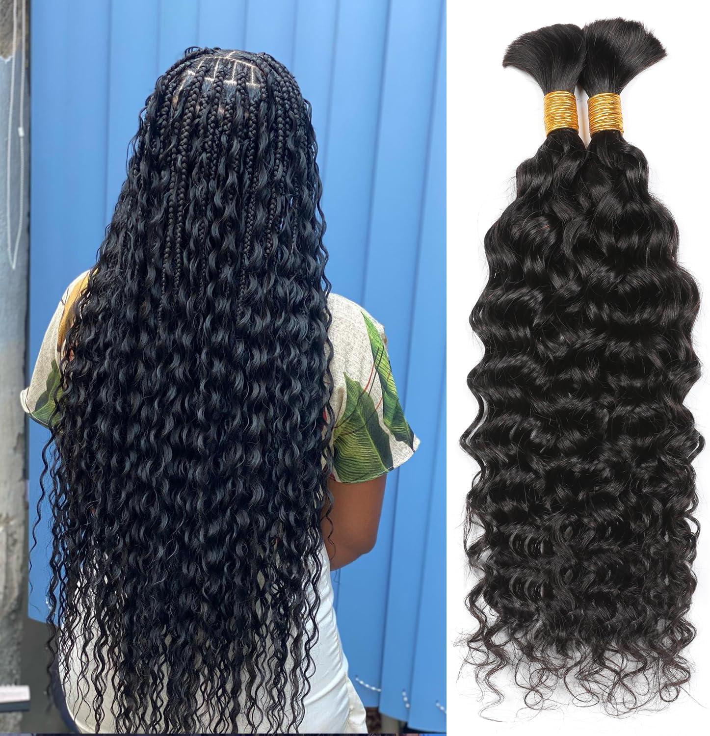 Wet and wavy human hair 24 inches Clearance