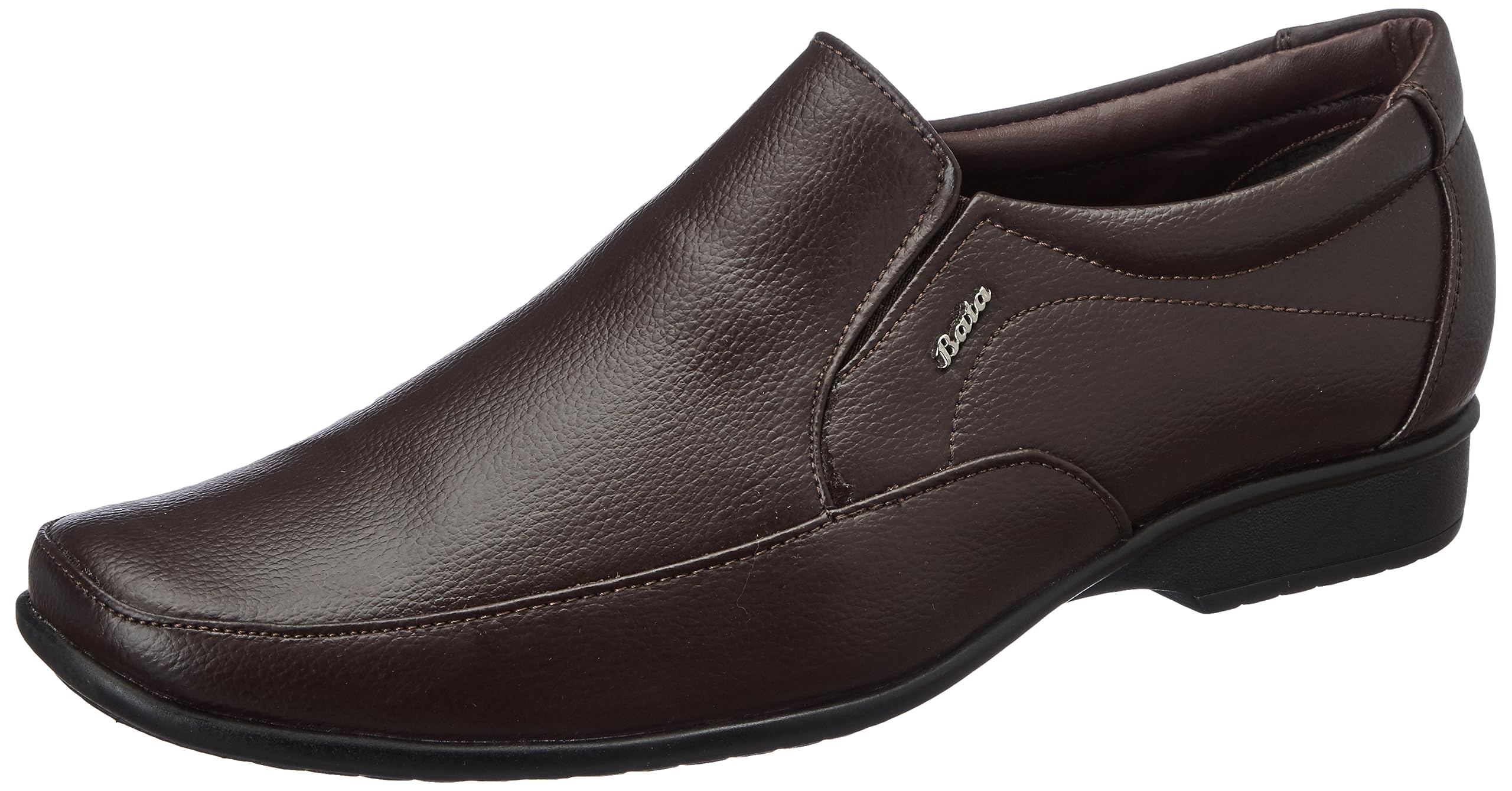 Bata Mens Black Slipon Style with Comfort and Elegance Perfect for Formal Wear, Business Casual Shoes (B0C77GQM6K) Amazon Price History, Amazon Price Tracker