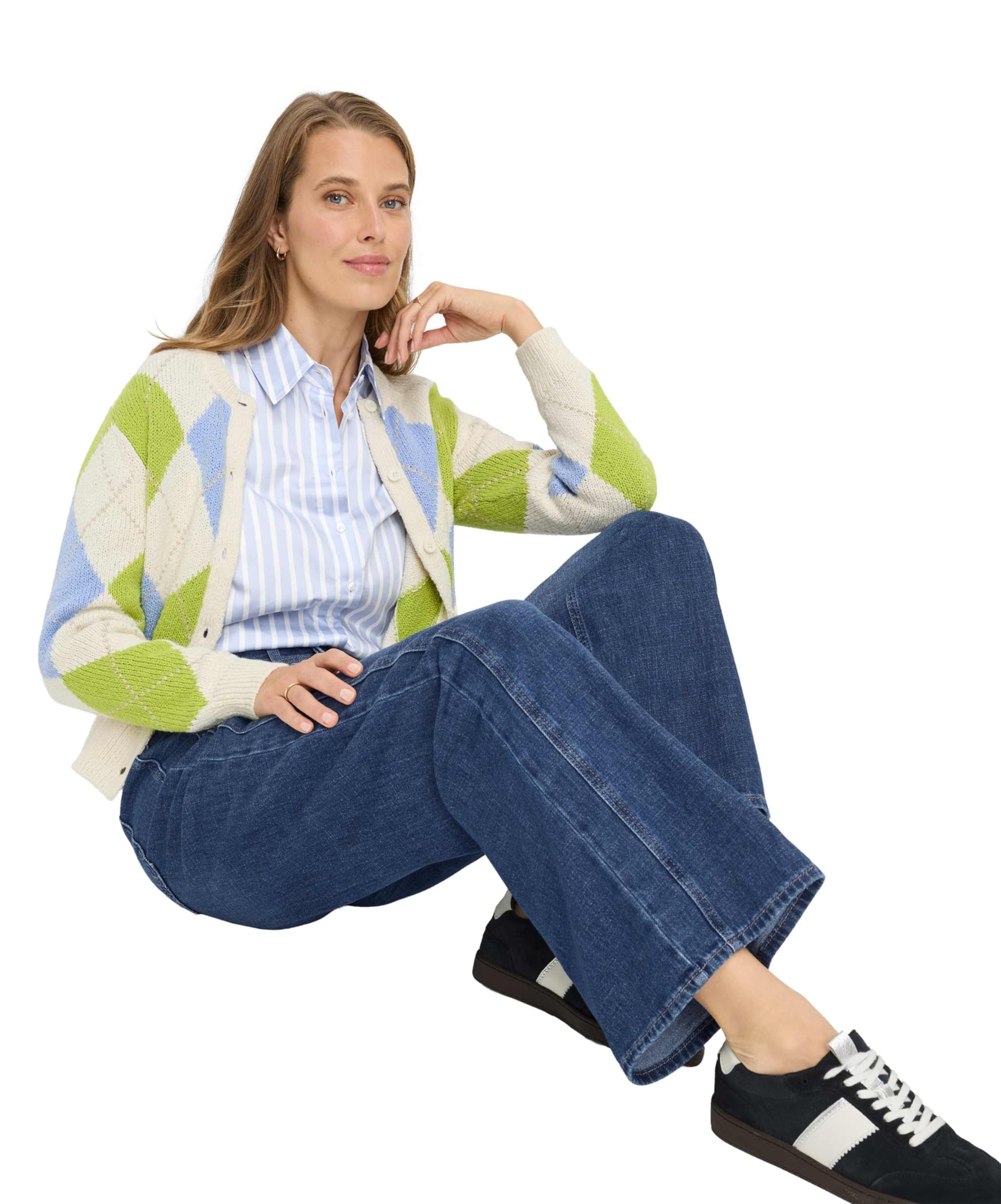 BRAX Style.Morgan Heritage Denim Wide Leg Pantalón para Mujer