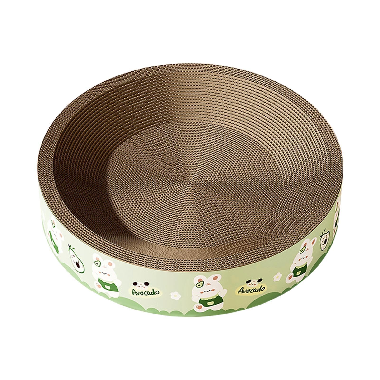 Lambo Kattenkrabplank – Golfkarton – Set Van 4 Vormen (vis, Vlinder, Bloem, Kattenkop) – Voor Kleine En Middelgrote Katten