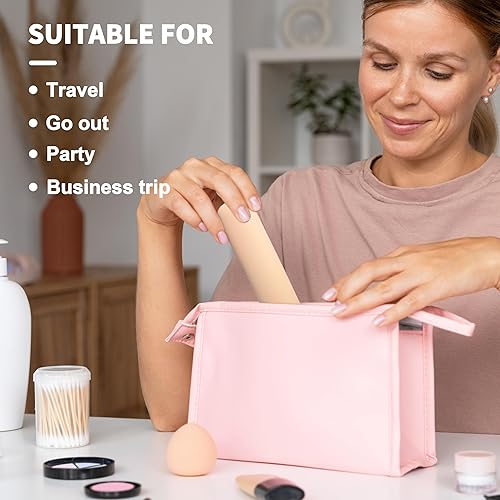 Miniatura 5 de KING MOUNTAIN 2 soportes para brochas de maquillaje de viaje, Caqui, Diseño de cierre automático