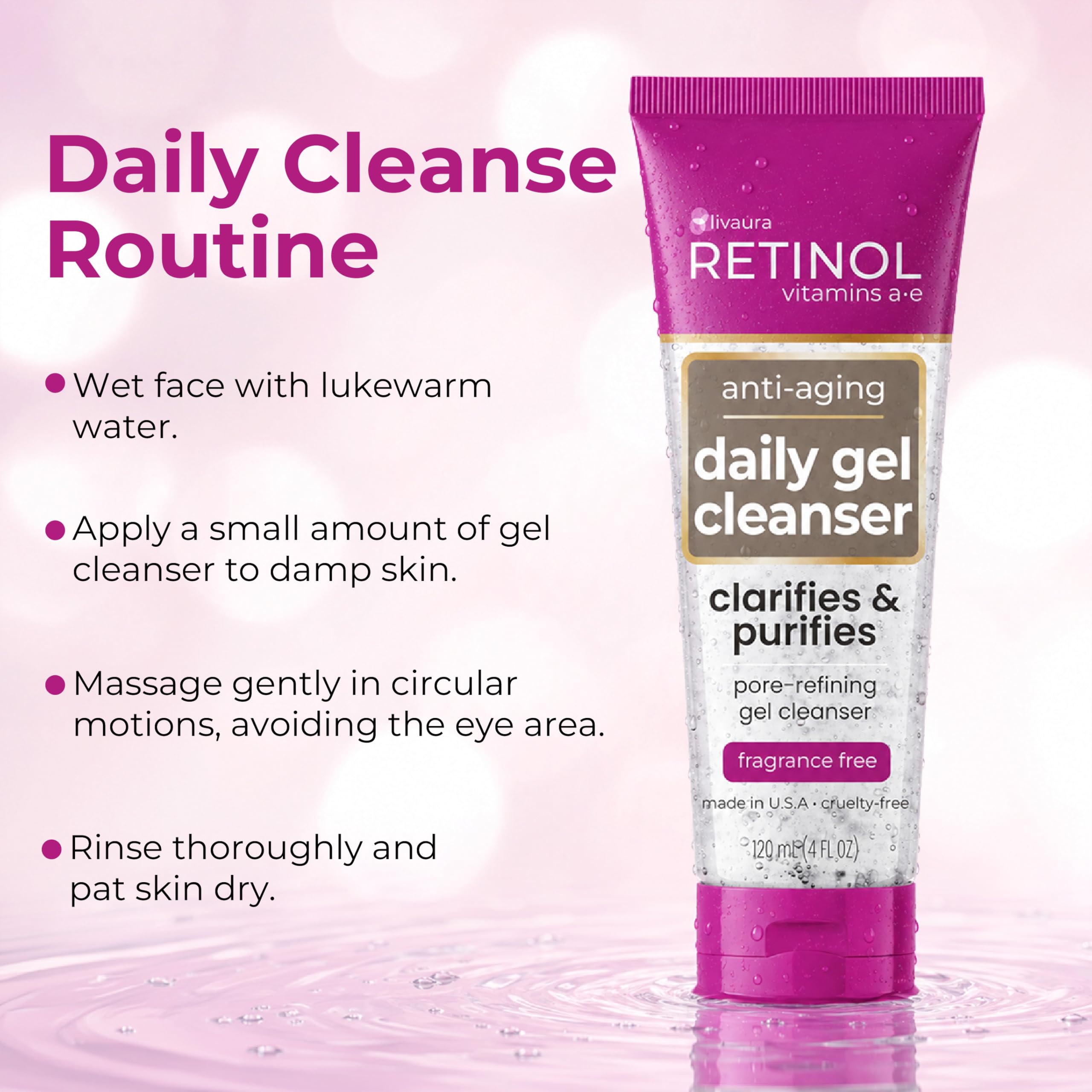 Amazon.com: LIVAURA Retinol Anti-Aging – Facial Cleanser & Gentle