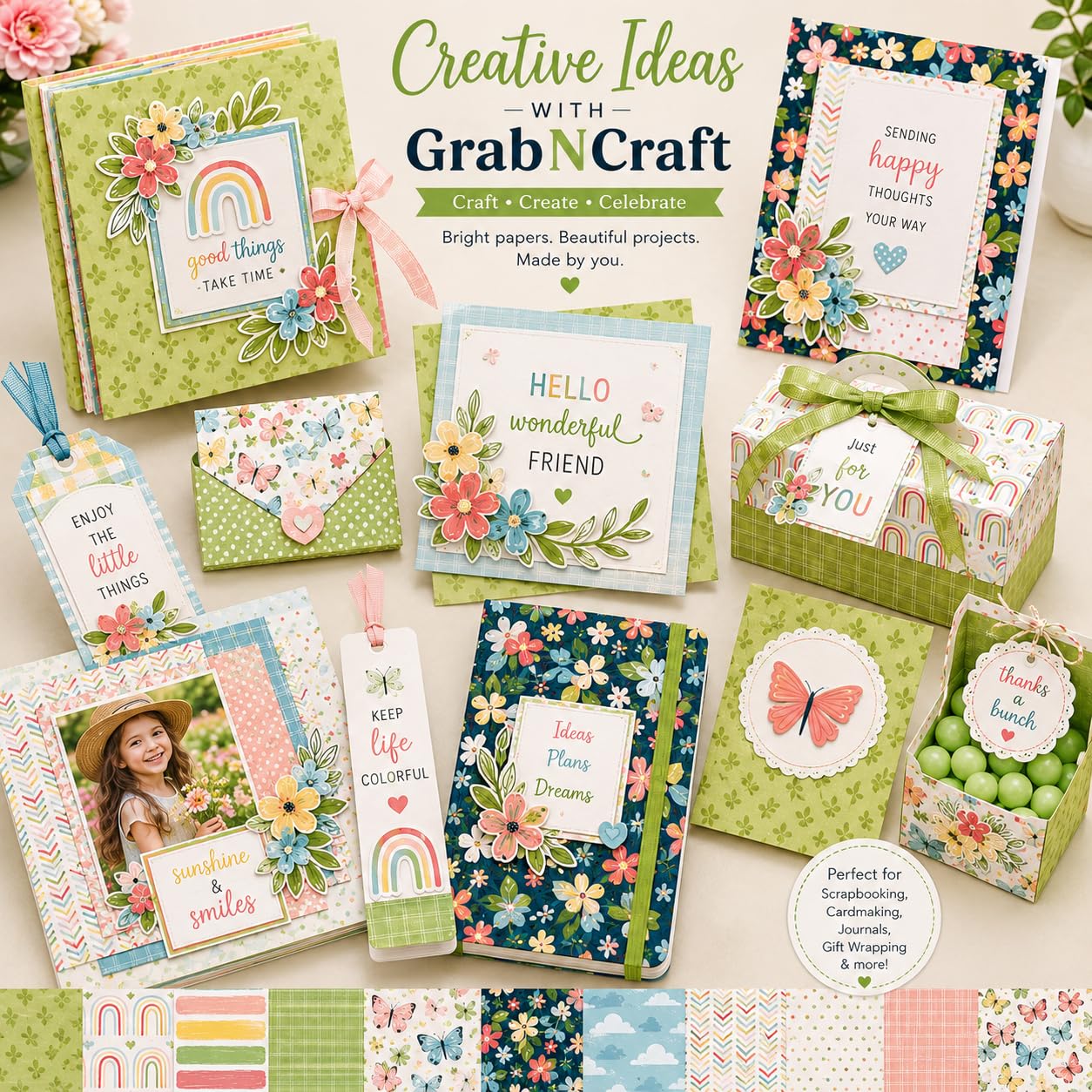 Scrapbook Paper Pack - 21 Sheets, 6x6 Inch -4 Scrapbook Paper Pack - 21 Sheets, 6x6 Inch -4