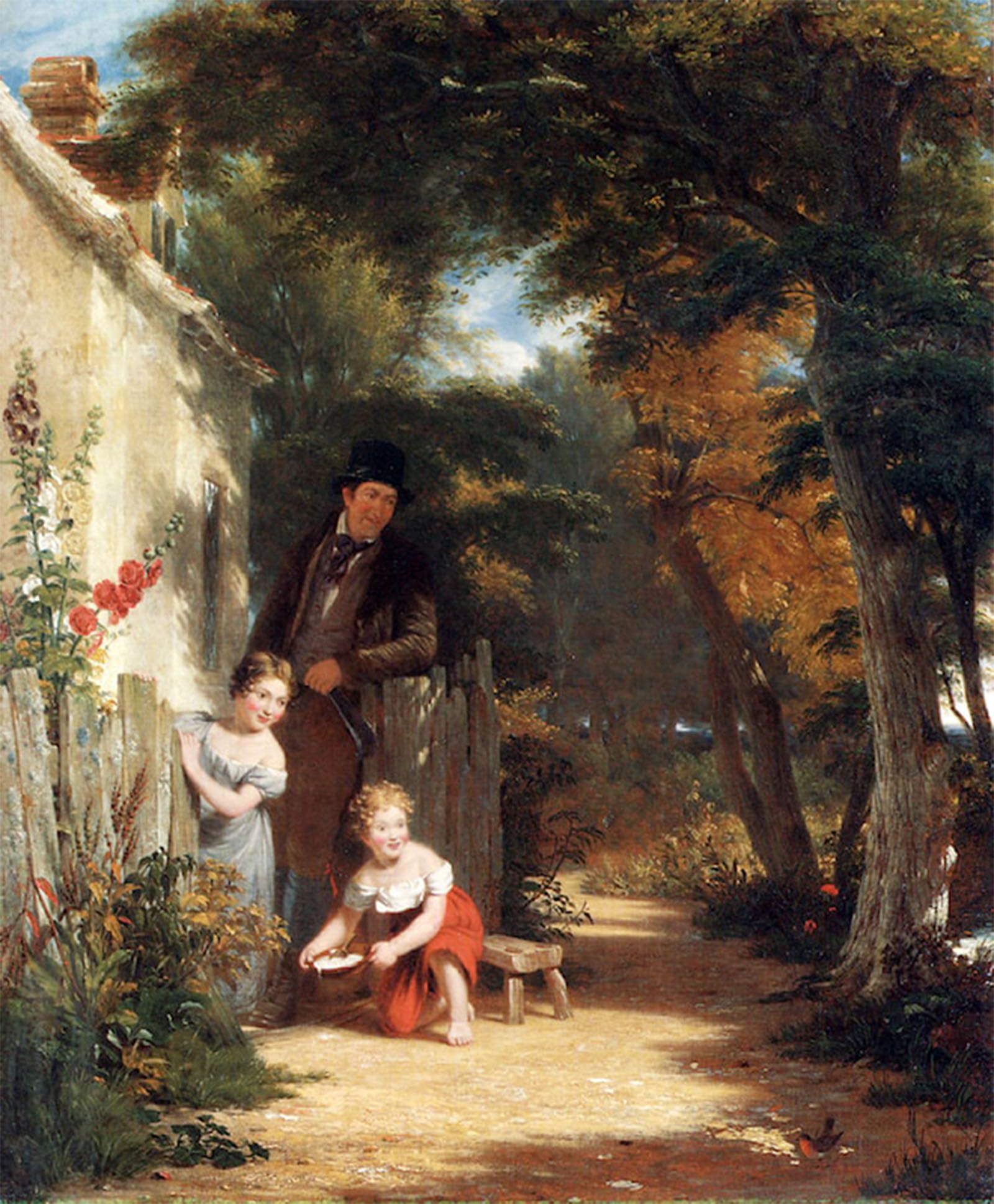 RZHRHJES Vintage Wall Art Picture on Canvas Wall Art Poster The Robin William Frederick Witherington Canvas Poster for Office Decor 60x90cm