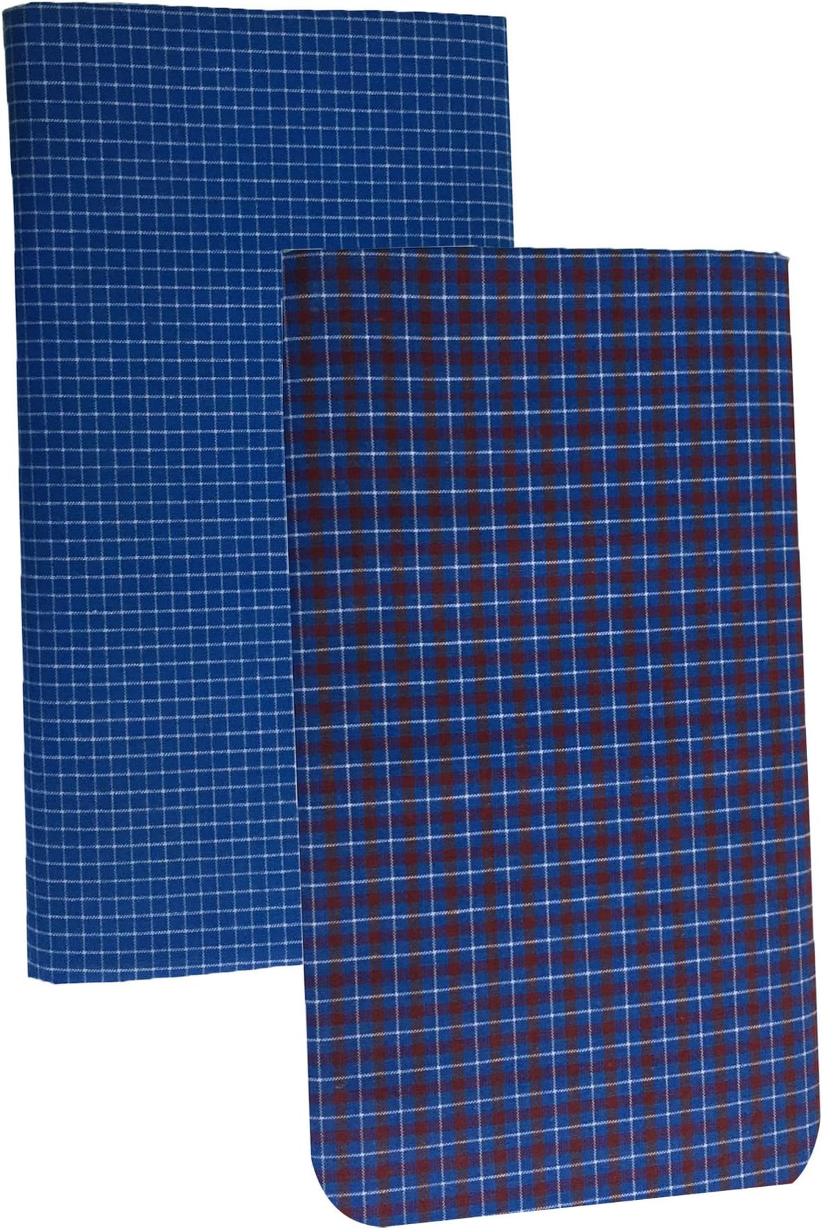 Pappu Men's Poly Cotton Lungis, Set of 2 (Multi Colour)||Assorted Checks or Colors