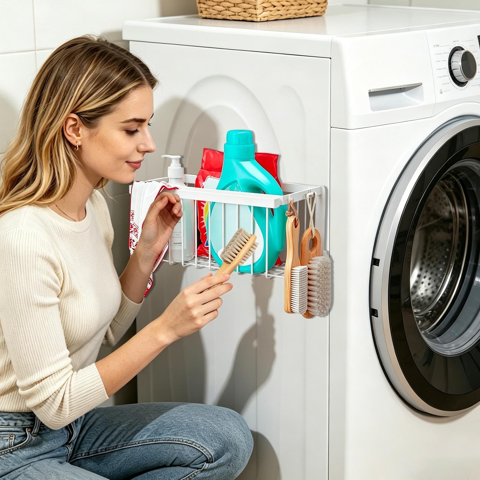 Magnetyczny Kosz Na Lodówkę Kuchenny kosz do przechowywania