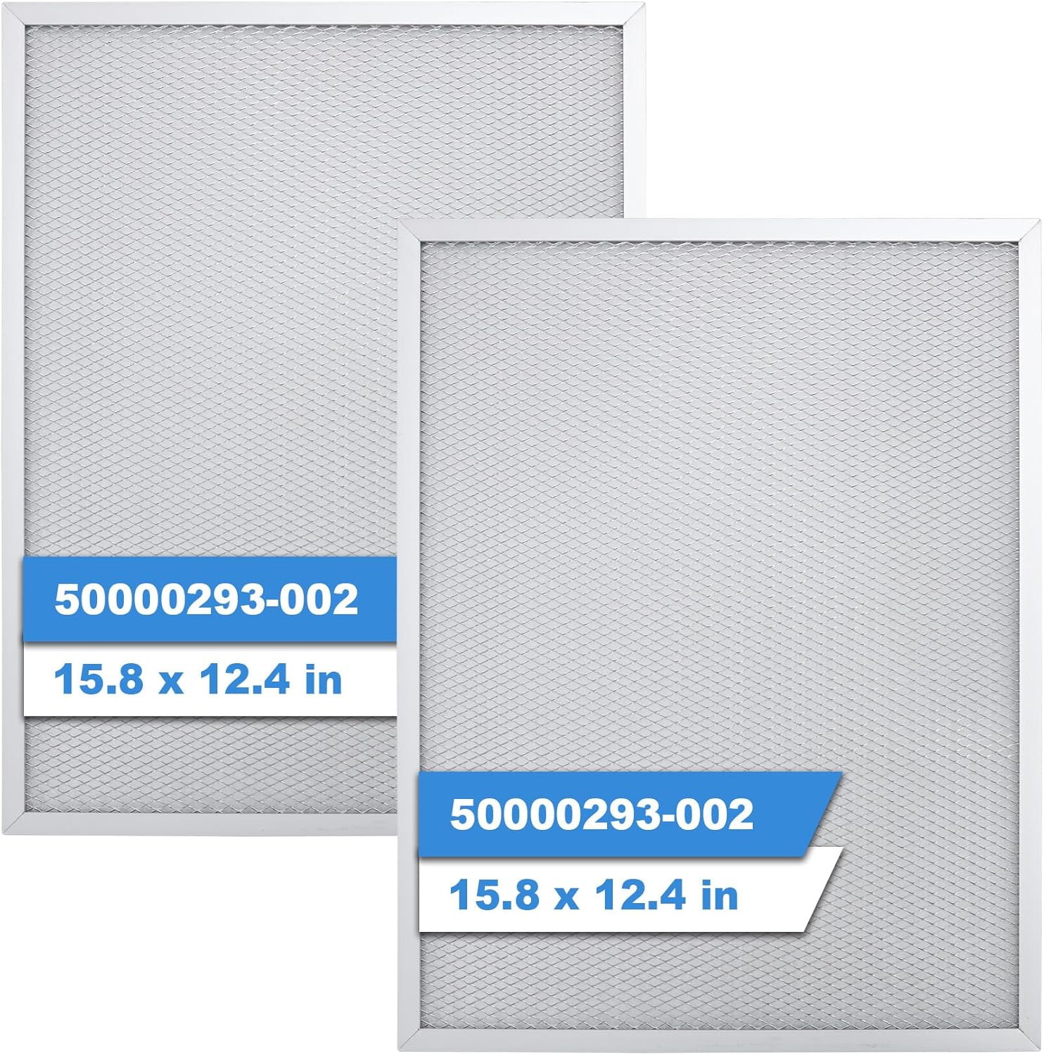 Upgraded 50000293-002 Post Filters Compatible with Honeywell Electric Air Cleaner Filter F300E F300A F50F F58F, 15.8" X 12.4",2 Packs