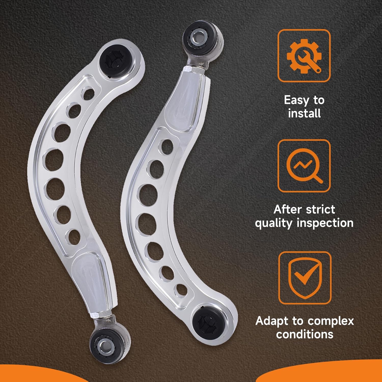 GXYWADY Rear Upper Suspension Camber Control Arm Kit Replacement for 2006-2011 Civic FD2