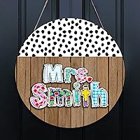 Vista 9 de Decoración para Puerta de Maestro NO es producto 3D, Letrero de Maestro Arcoíris Letrero de Bienvenida para Puerta de Maestro, Letrero de Puerta