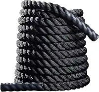 Corda Naval 10m X 10 Kg, Treinamento de Força, Pegada Emborrachada, Uso Profissional