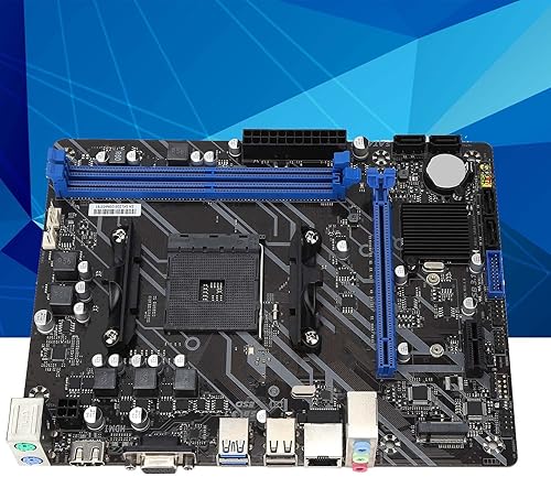 Miniatura 3 de Placa base AMD A320 M-ATX para juegos, compatible con AMD AM4 Socket a Series APU y AMD Ryzen CPU ATX (4 puertos SATAIII, puerto M.2, ranura para