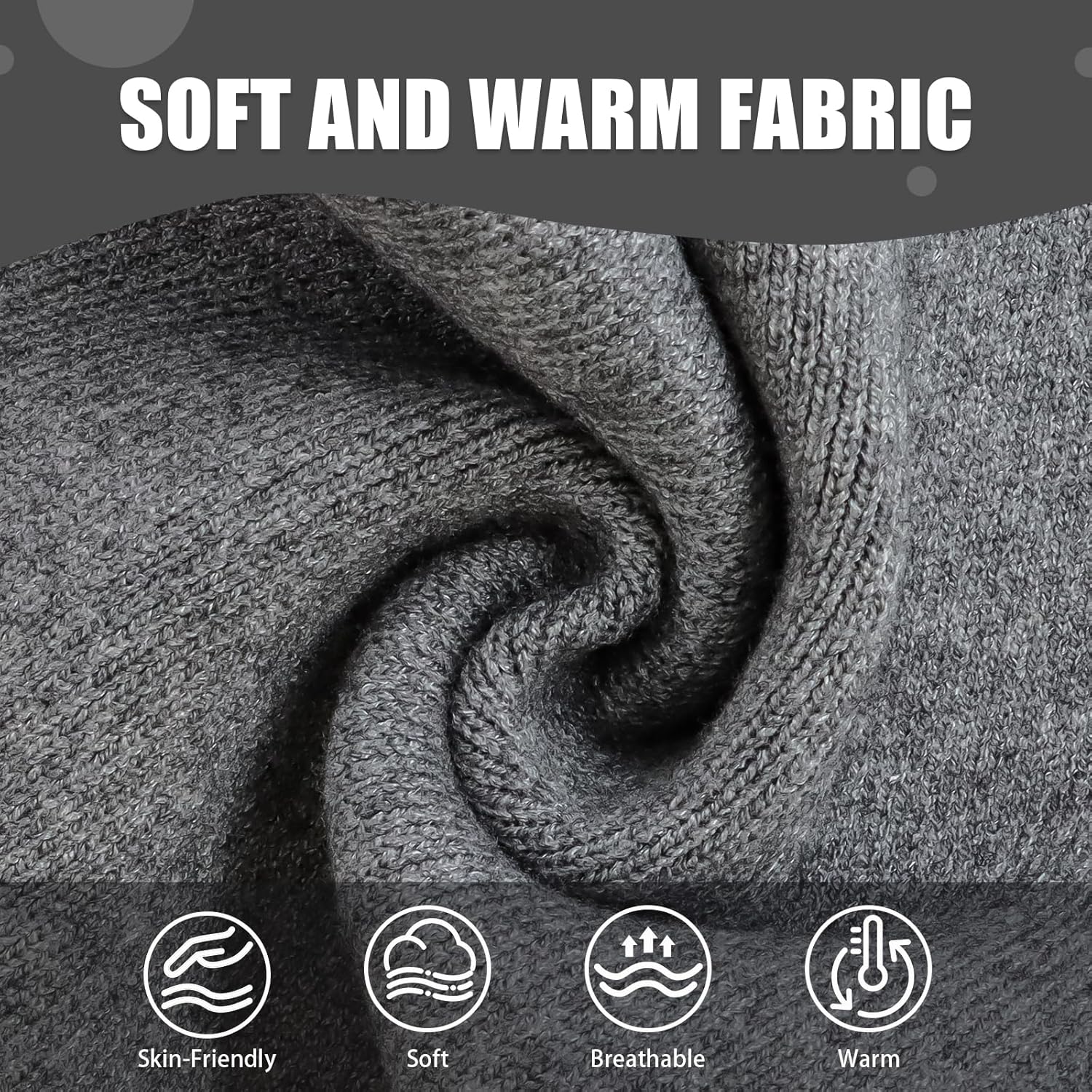 Kids Scarf for Girls Scarf Toddler Boys Scarves Knit Winter Scarves Fashion Neck Warmer Kids Neck Warmers Boy - Image 2