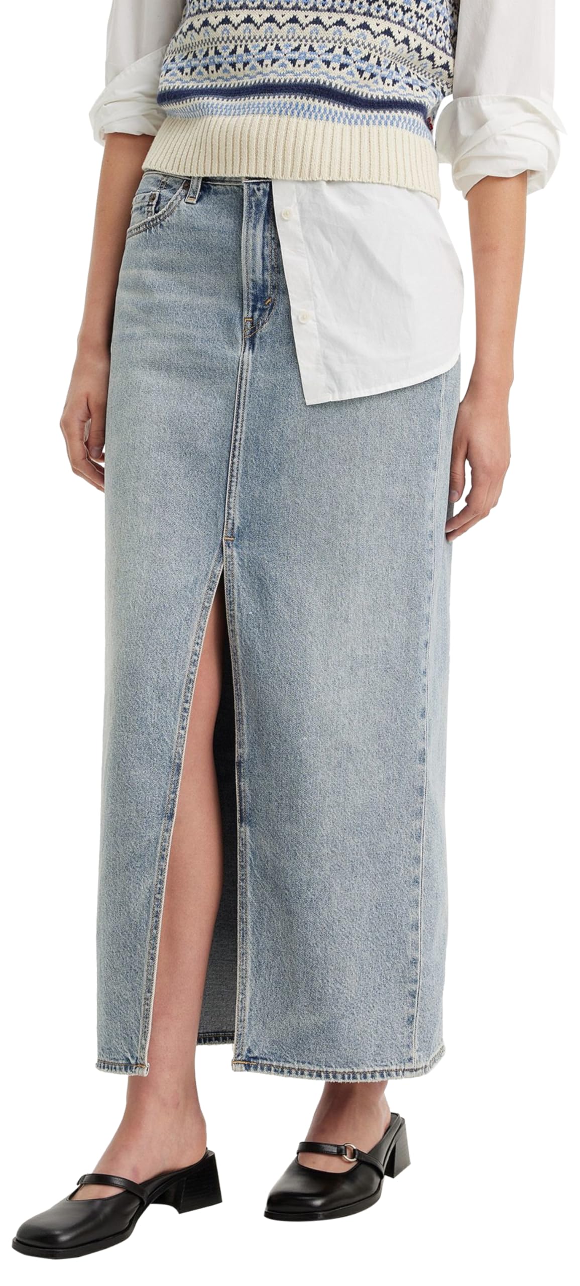 Levi's Ankle Column Skirt Donna