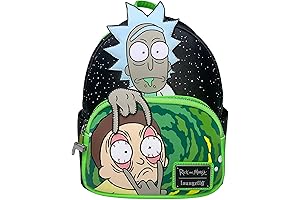 Rick and Morty Glow In The Dark Shoulder Bag