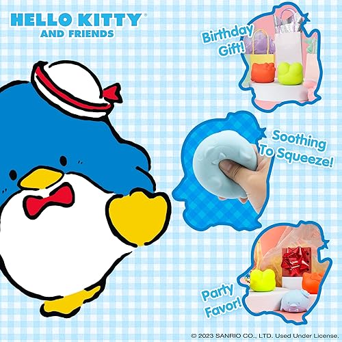 Miniatura 3 de Hamee SquiSHU Sanrio Hello Kitty and Friends juguete sensorial para ansiedad de masa elástica para apretar bola suave para apretar terapia de manos