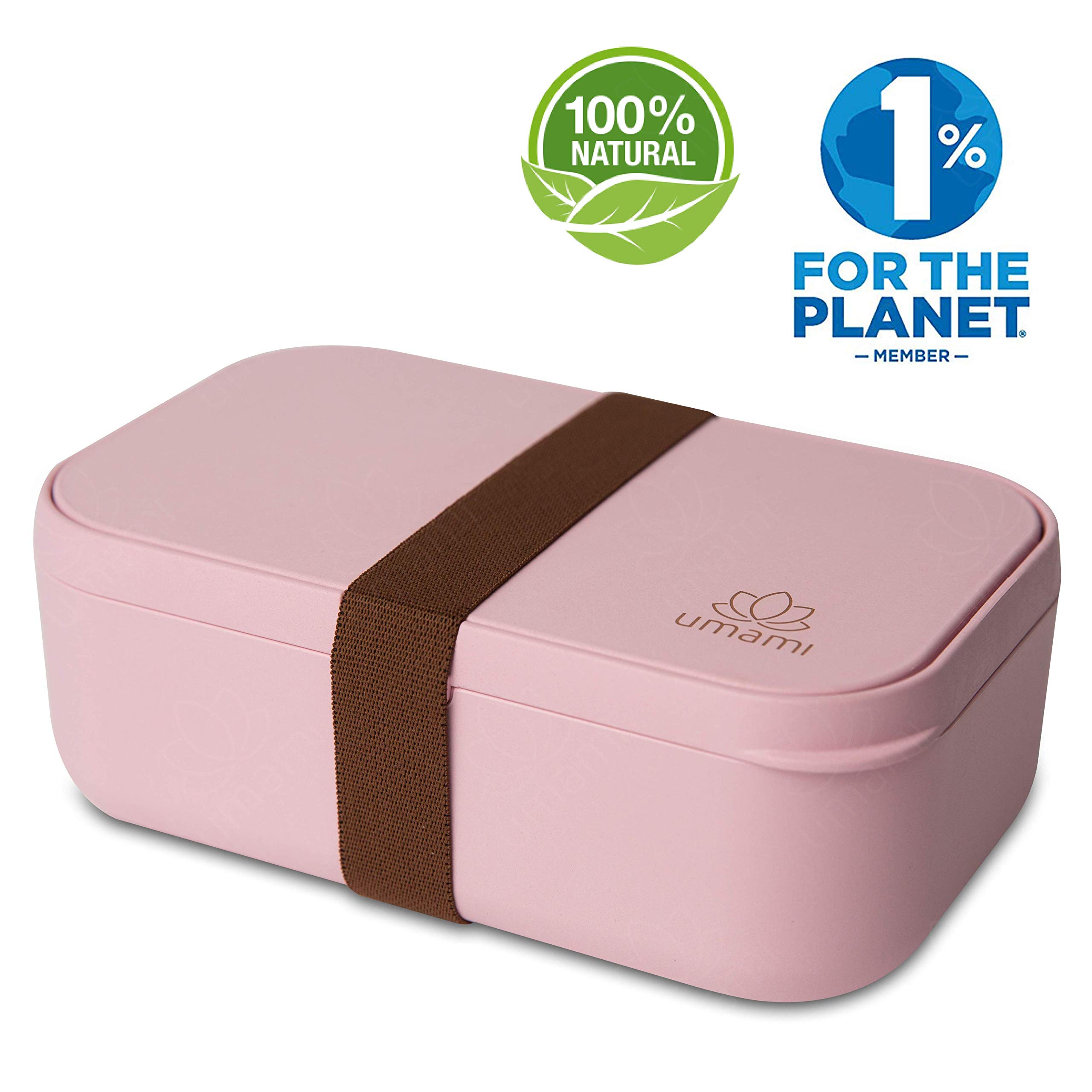 Buy UMAMI® Lunch Box EcoloChicTM Pink EcoFriendly Bento Bamboo