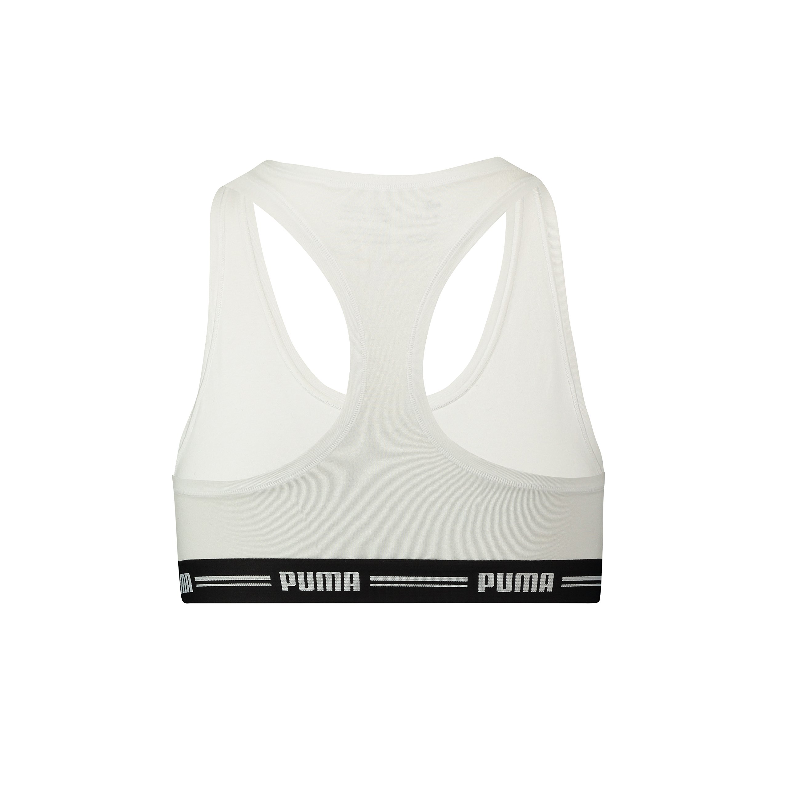 PUMA Iconic Racer Back Sport biustonosz damski, 3 sztuki, biały (300), S