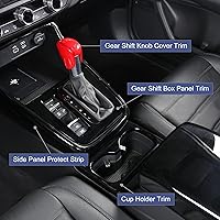 Vista 6 de AntBooBoo para Honda CRV 2023 2024 2025 Panel Protector de Cambios de Palanca de Control Central, Accesorio de Cubierta Interior para CR-V LX EX