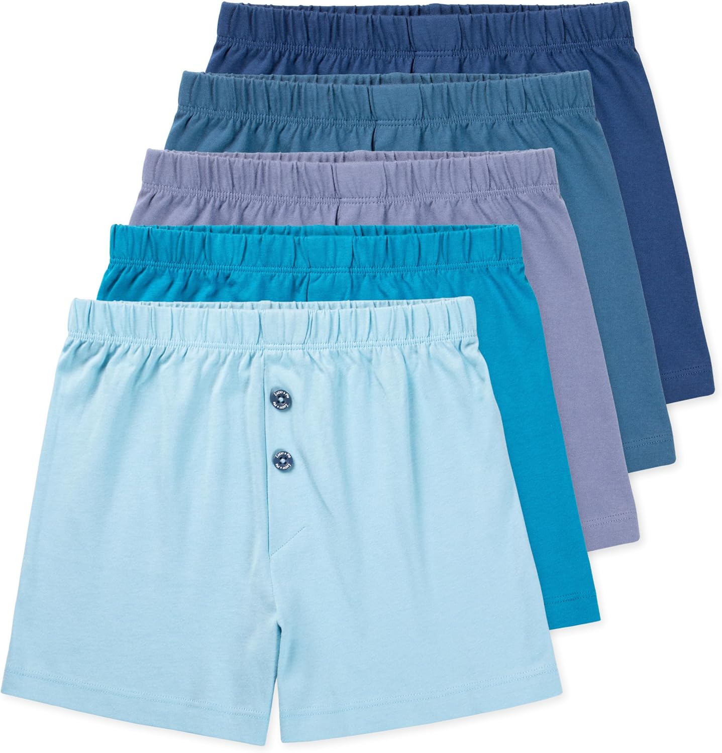 Lucky & Me | Noah Boys Boxer Shorts | Children's 100% Cotton Tagless Underwear | 5 Pack