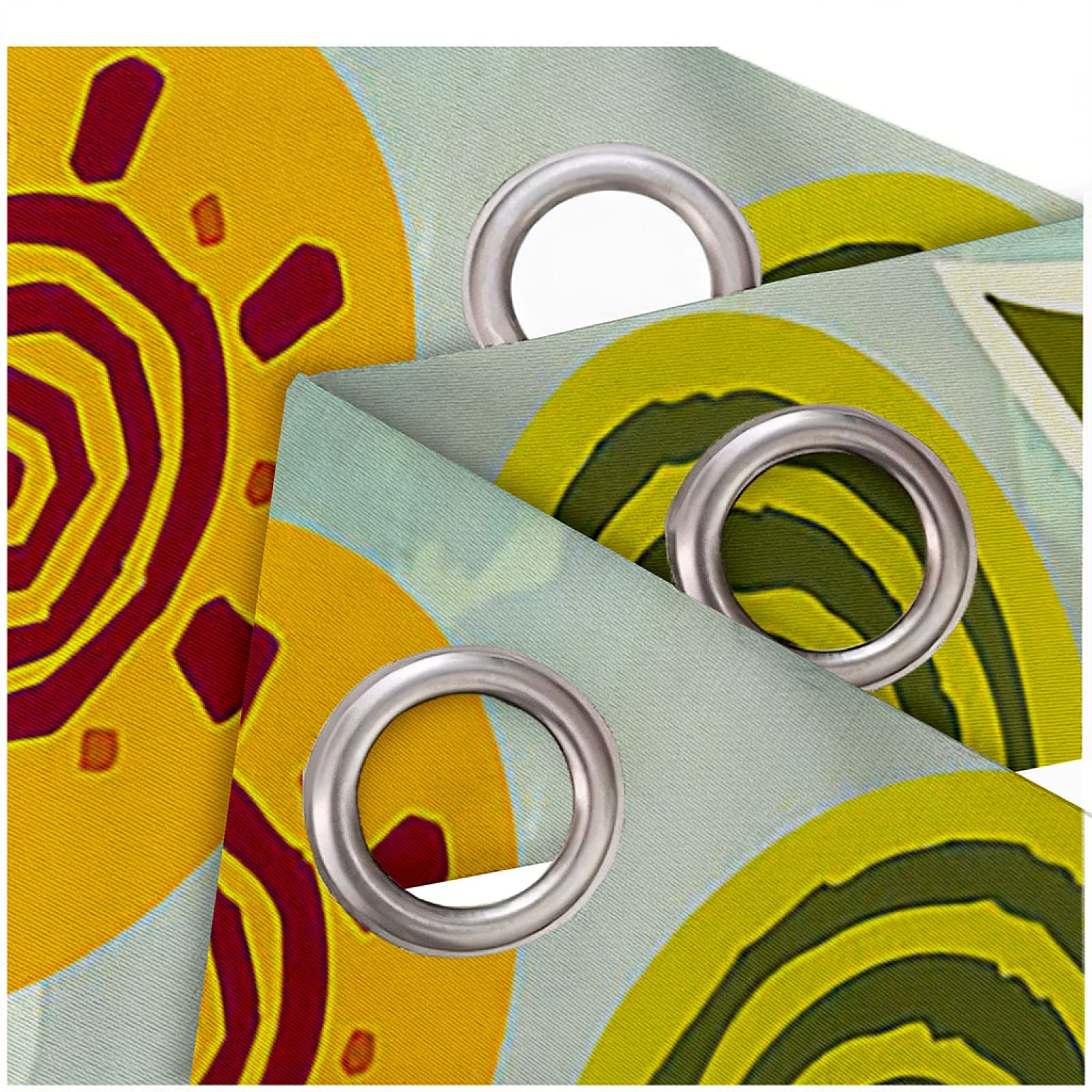 Rideaux Teintés Chambre Enfants 140X160cm Dessin Animé Mignon Petit Lion Économie D'énergie Réduire Le Bruit Thermique Rideaux Isolants Moderne Chambre Enfants