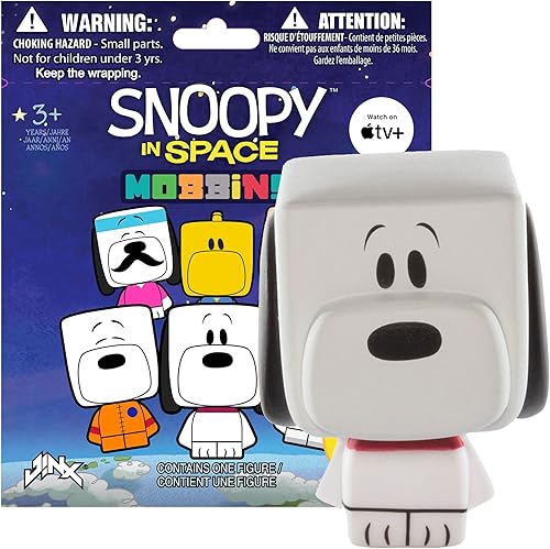 Miniatura 2 de JINX Snoopy in Space Mobbins - Paquete de persianas de juguete (una figura misteriosa), figura de vinilo de 2 pulgadas de la serie Apple TV+ para