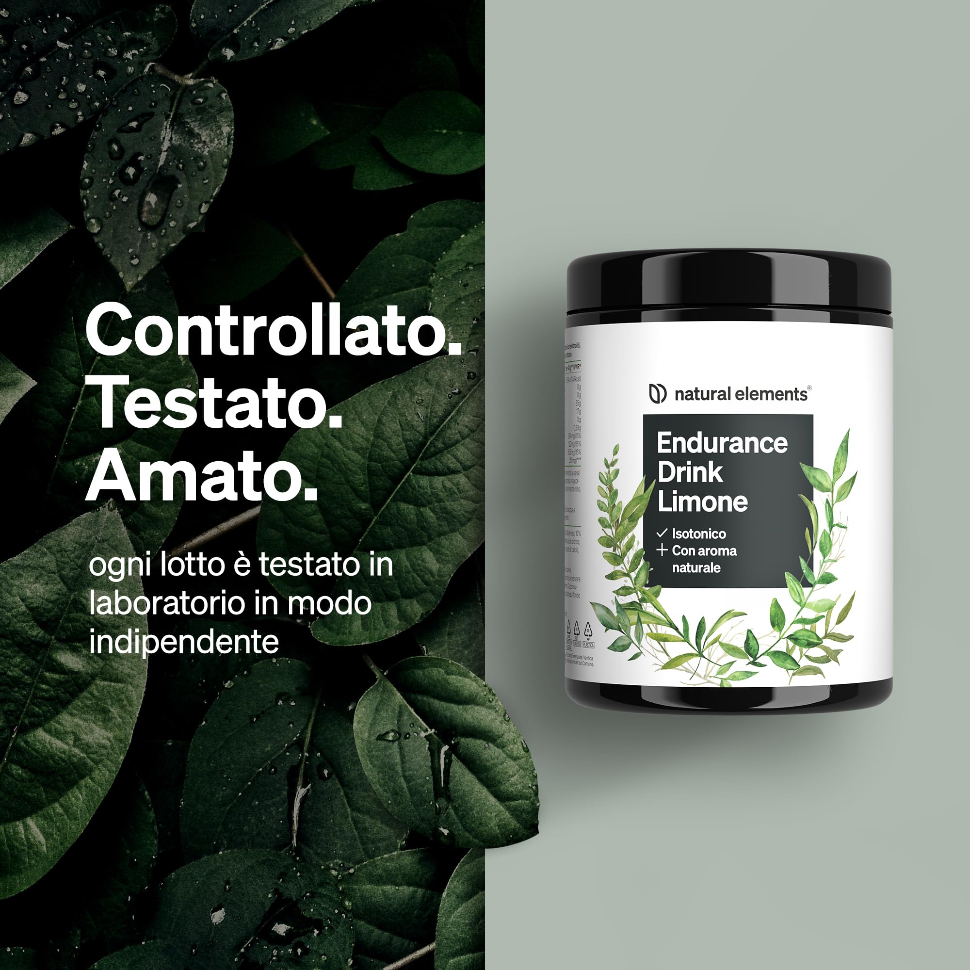 Endurance Drink Limone – 600g di polvere isotonica – con elettroliti e carboidrati – gusto limone – vegano, alta biodisponibilità – prodotto e testato in laboratorio in Germania