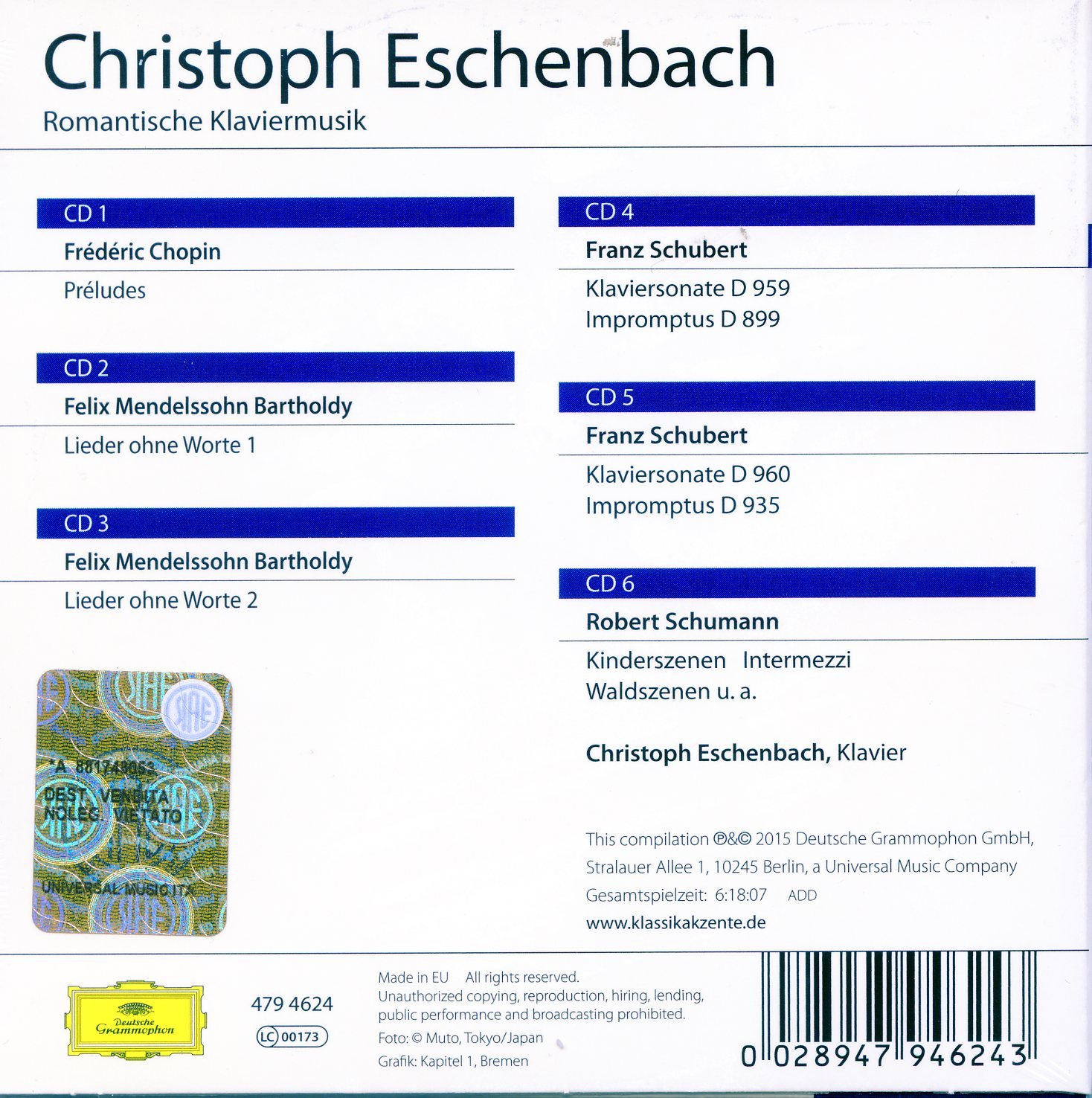 Eloq: Romantische Klaviermusik - Chopin Mendelssoh