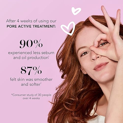 Miniatura 2 de Saturday Skin Tratamiento activo de suero de poros para la cara 4% ácido glicólico para el cuidado de los poros ayuda a refinar la textura de la