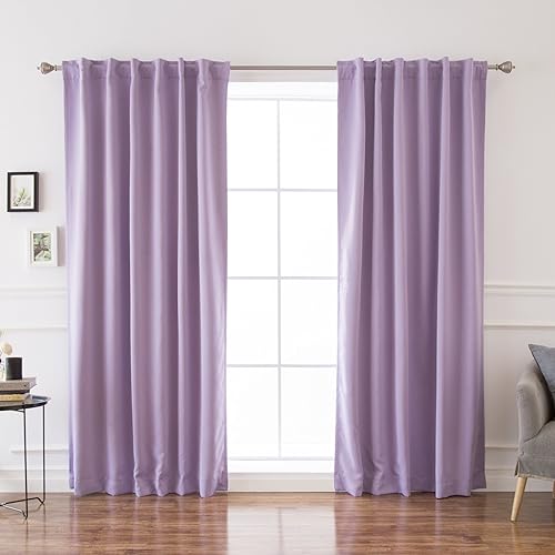 Lavender Thermal Blackout Curtains Amazon Com