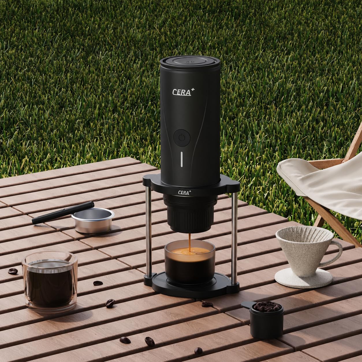 CERA+ Support portable pour machine à expresso