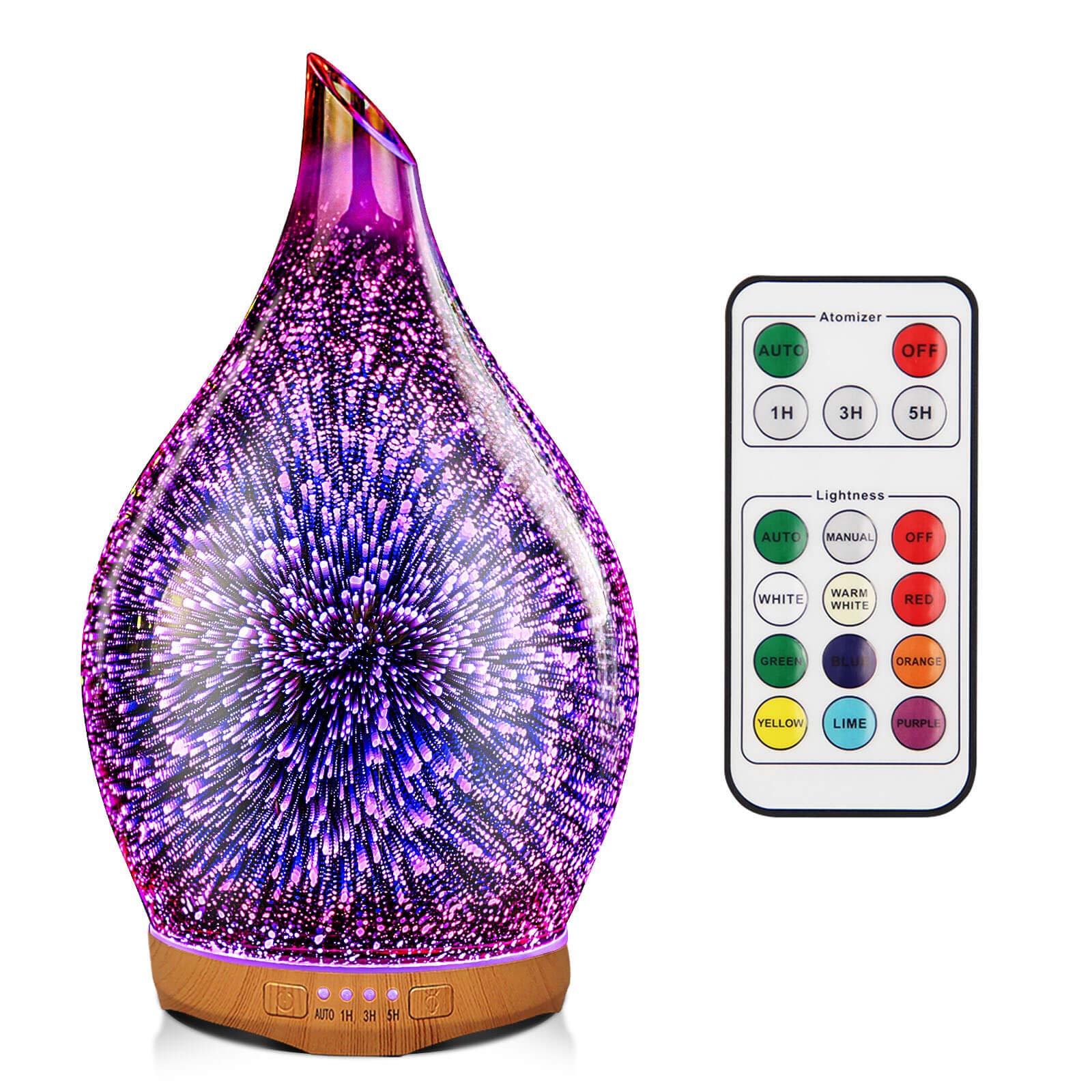 Porseme280ml Essential Oil Diffuser with Remote QMJS30