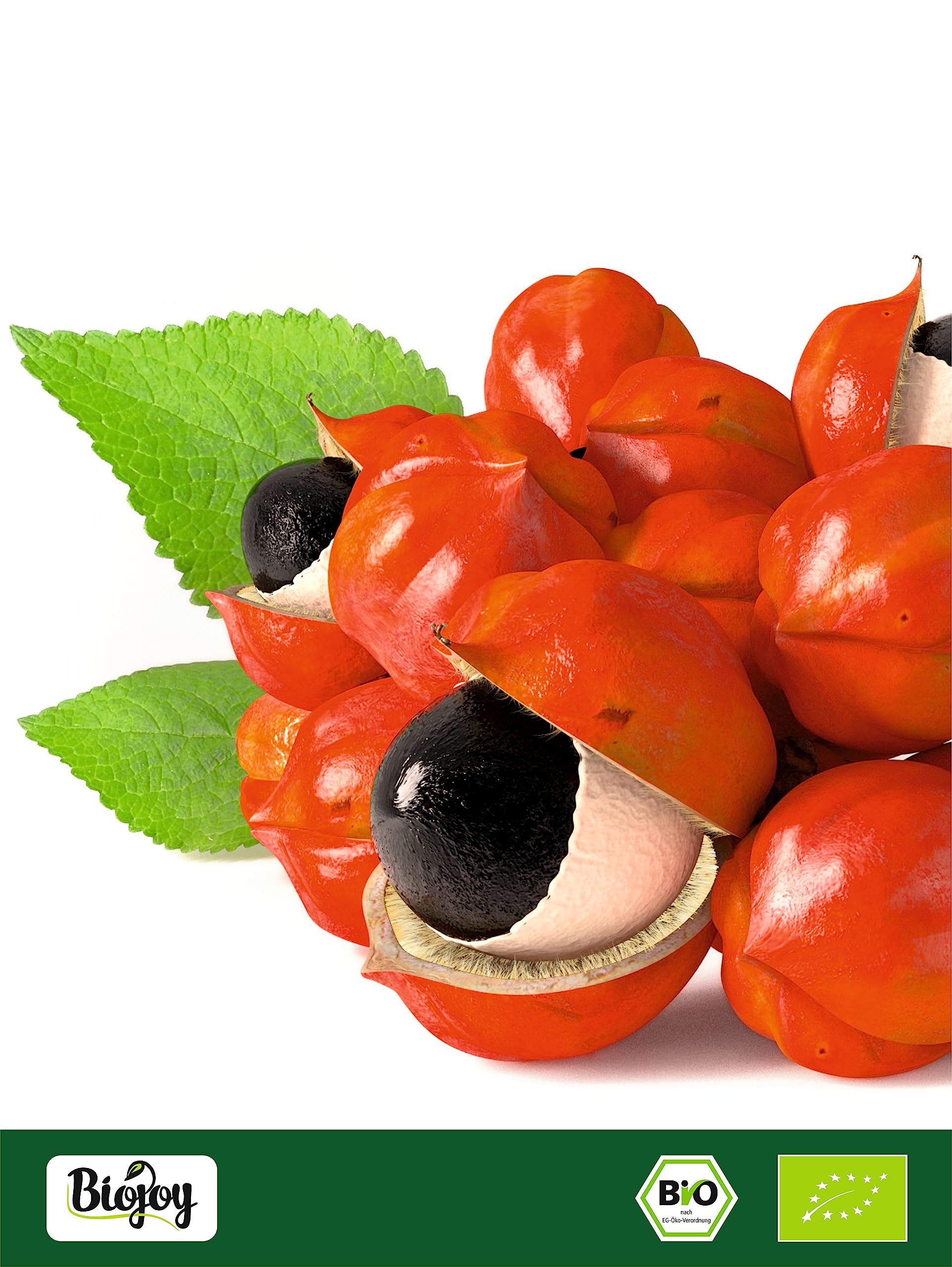 Biojoy BIO-Guarana Pulver (250 g), natürlich und ohne Zusätze, Guarana Tee (Paullinia cupana Kunth.)