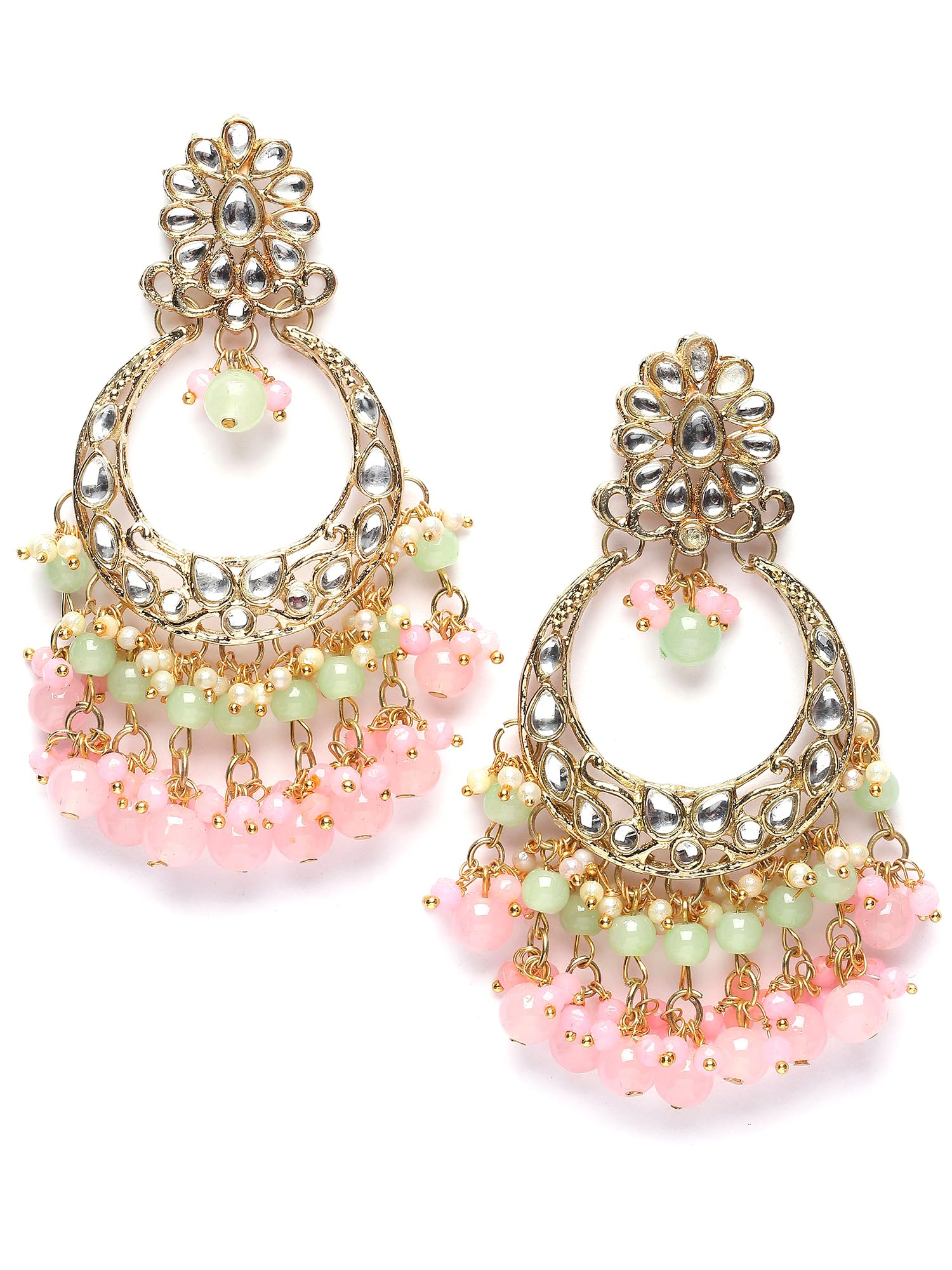 See full amazon price history chart for Karatcart Gold Plated Pink and Light Green Kundan Drop Earrings for Women Karatcart Gold Plated Pink and Light Green Kundan Drop Earrings for Women (B0CHZ26SN1) Amazon Price History, Amazon Price Tracker