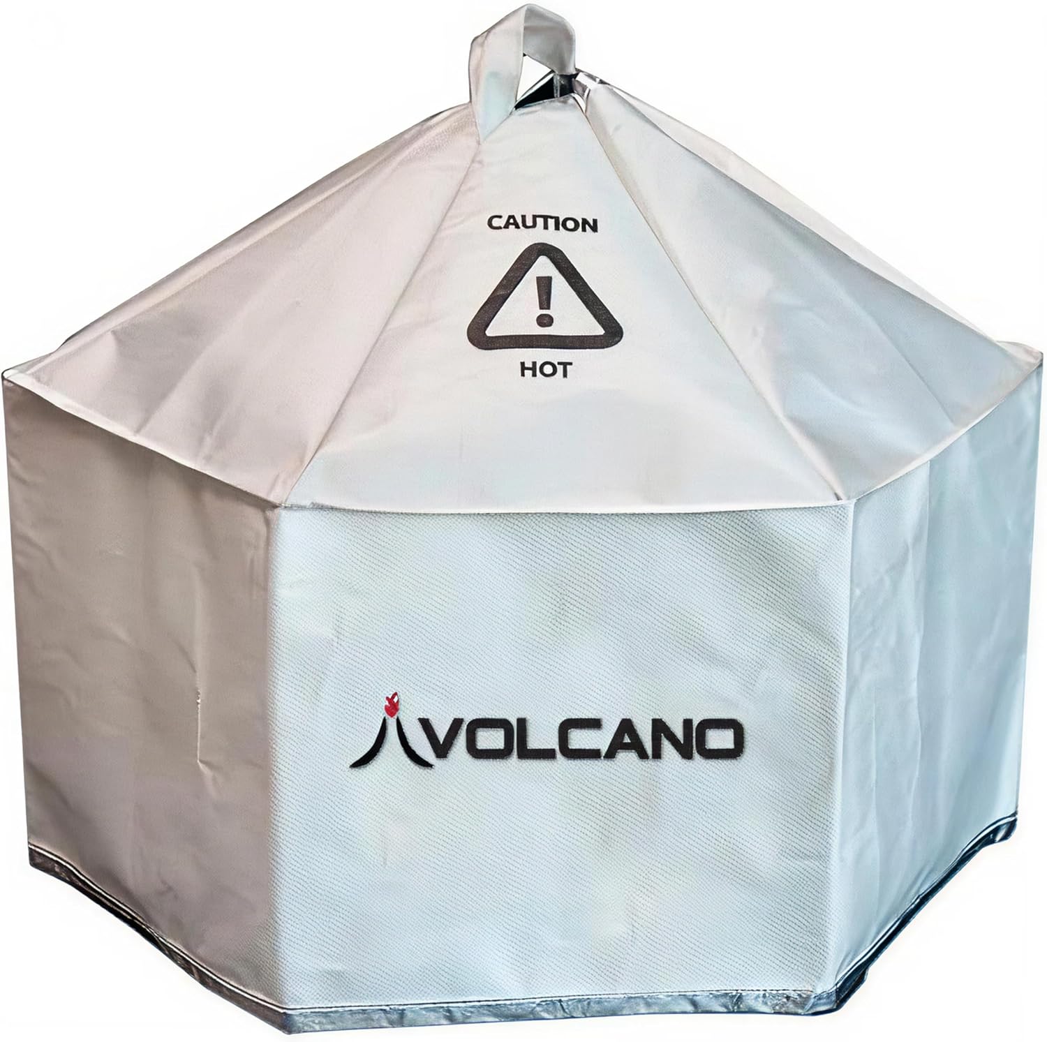 Volcano Lid for Volcano Collapsible Grill, Heat Resistant Polyester Cover, Heat Retention Lid for Baking, Smoking & Dutch Oven Cooking, Folding Portable Outdoor Grill Accessory, Fits Camping Grill